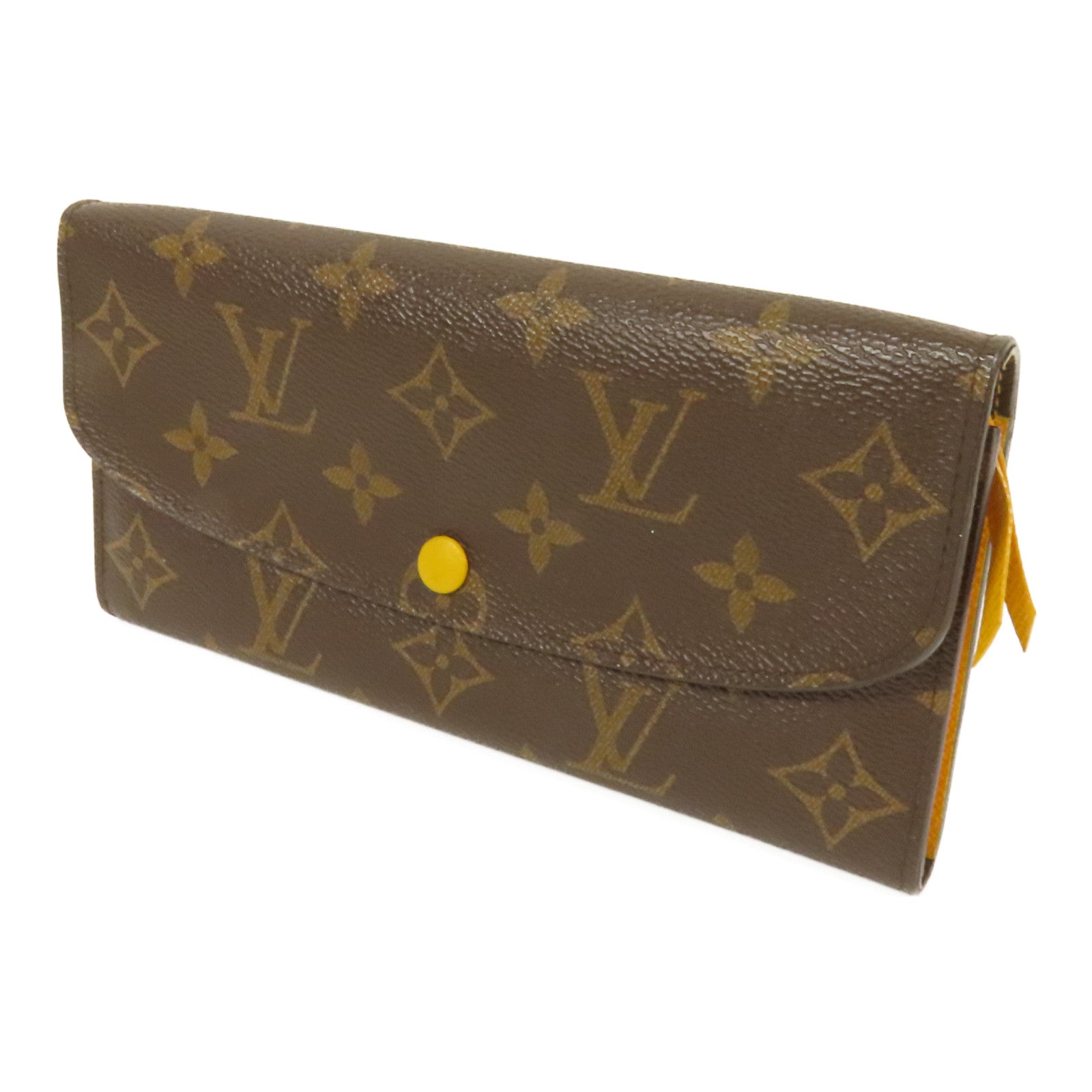 LOUIS VUITTON Monogram Emilie金扣長錢包
