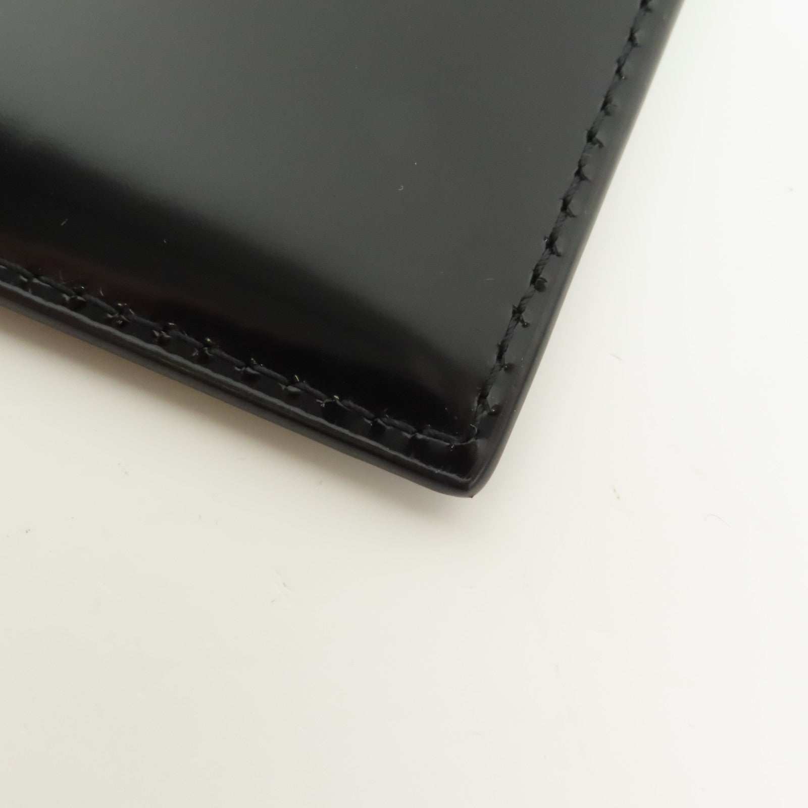 SAINT LAURENT YSL Card Case Patent Leather Black