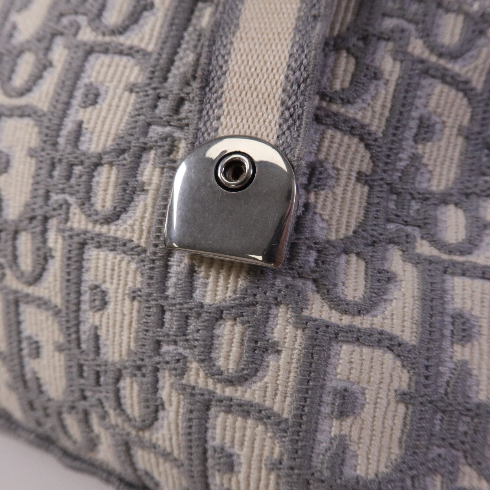 Dior 帆布Medium Diorcamp Bag銀扣肩背袋