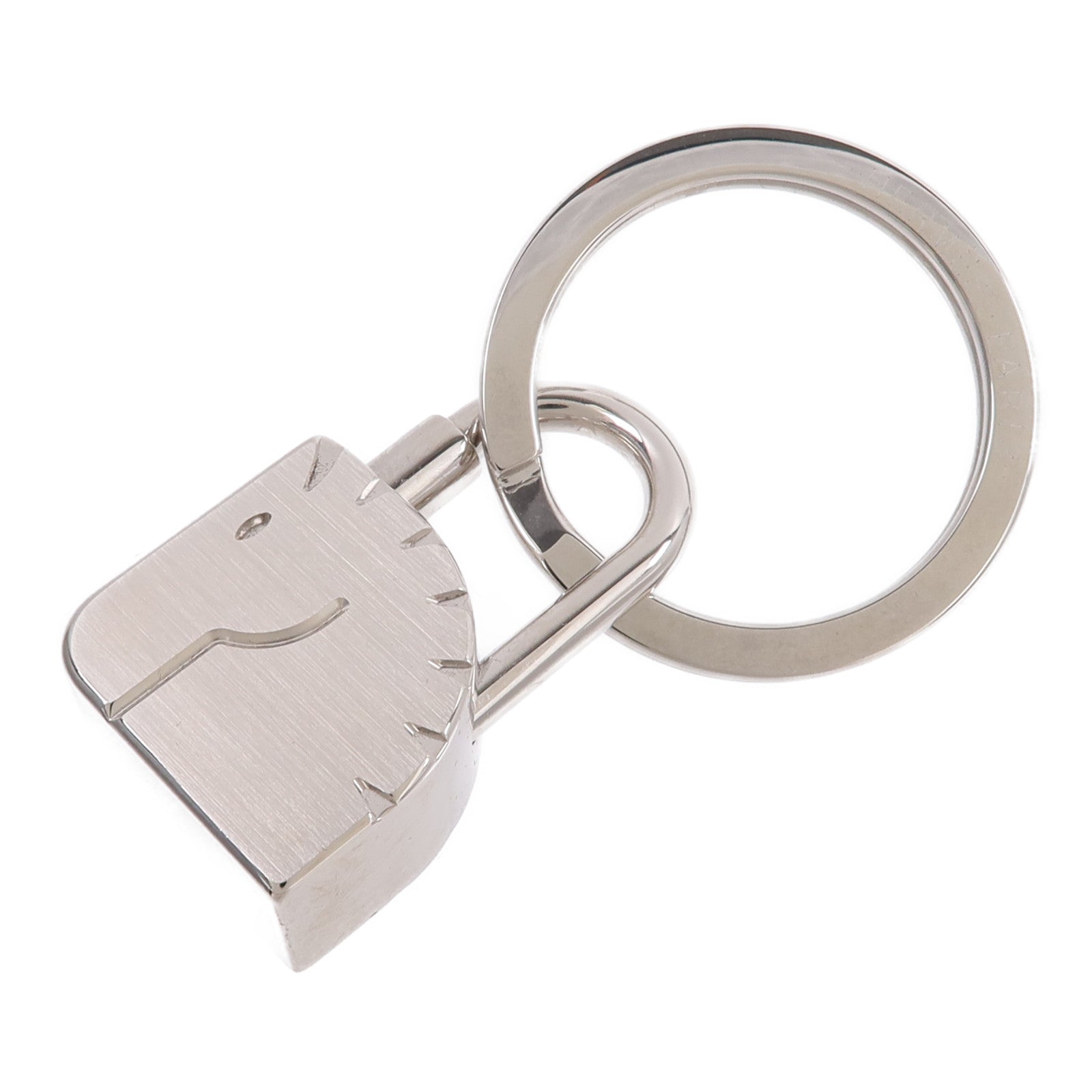 HERMES 不鏽鋼Cadenas Horse Lock Key Ring/Bag Charm掛飾