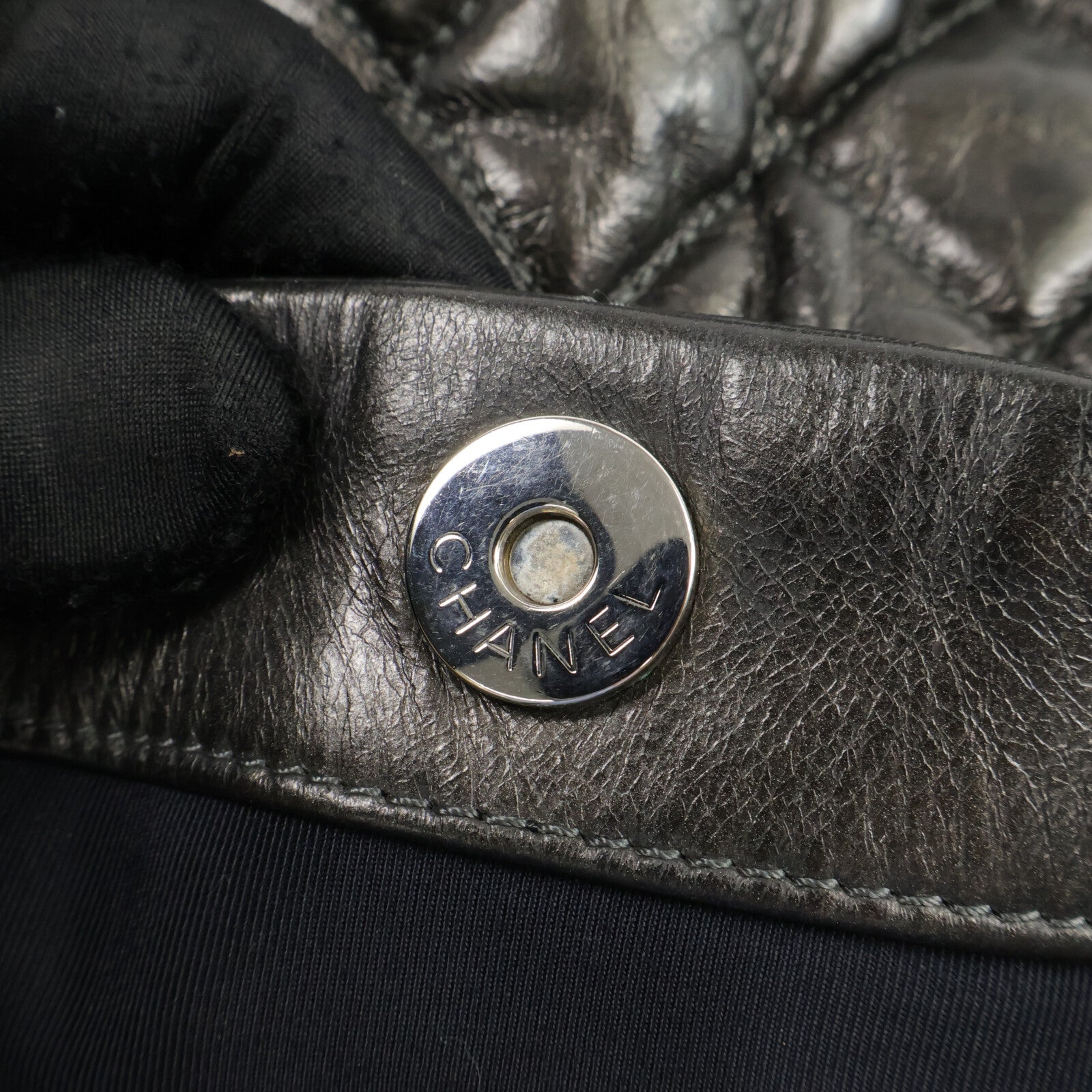CHANEL 牛皮皮革Shoulder Bag鏈帶肩背袋