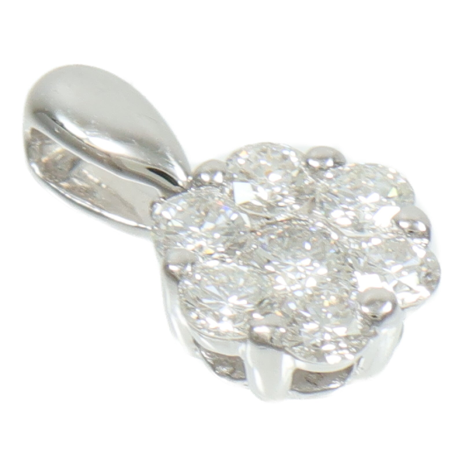 JEWELRY 18K白金Diamond Pendant鑽石吊墜