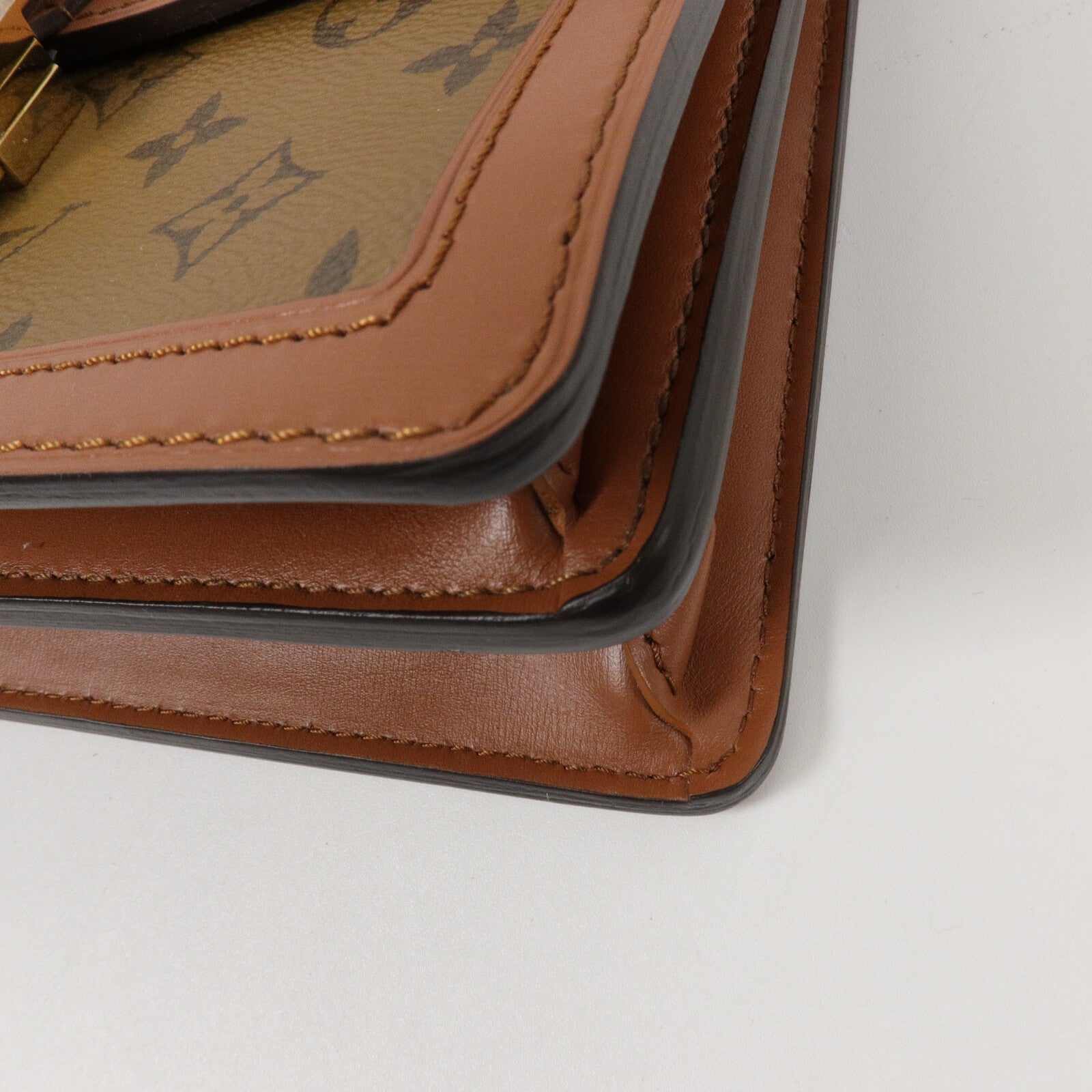 LOUIS VUITTON Monogram/Monogram Reverse Dauphine MM手挽肩背兩用袋