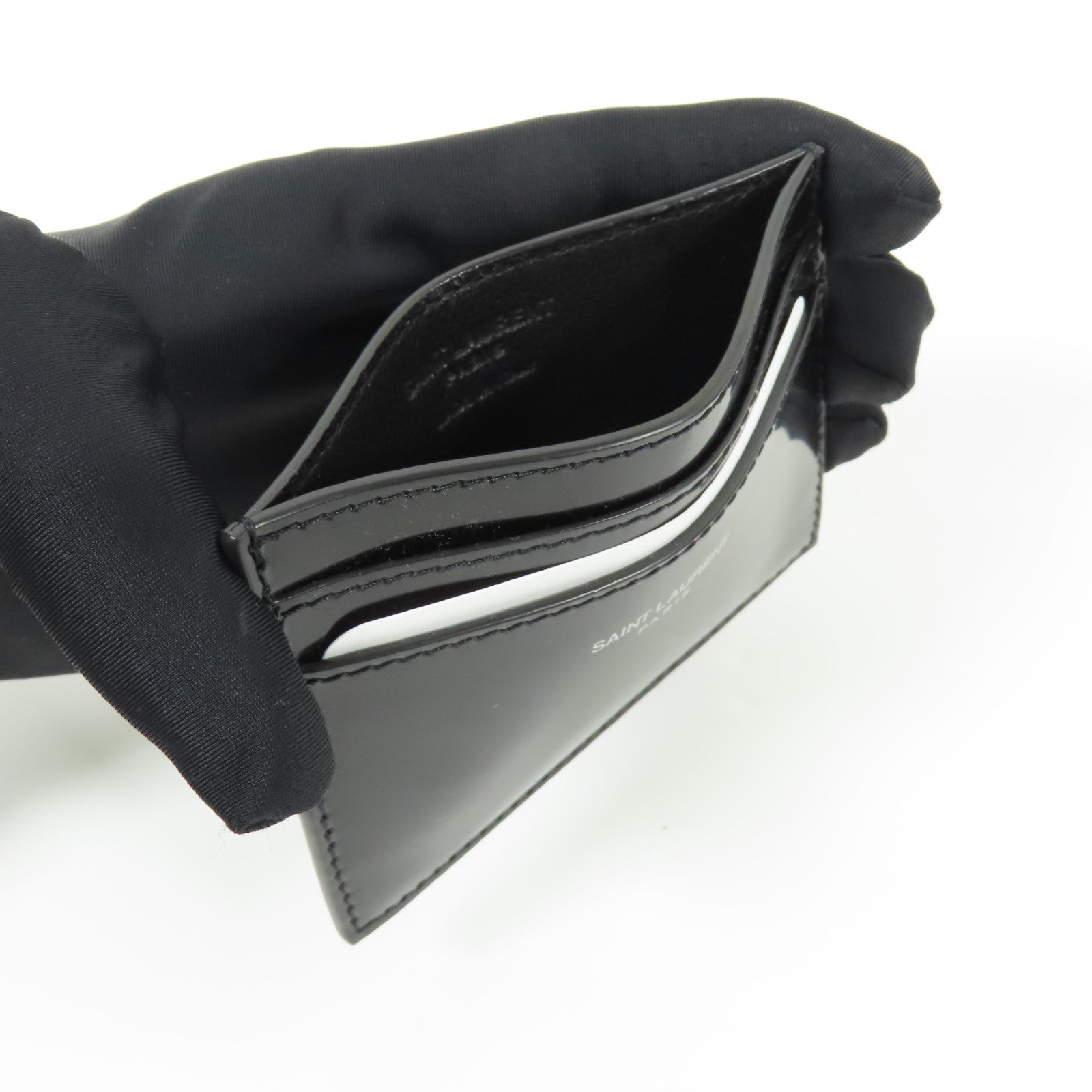 SAINT LAURENT 漆皮皮革Card Holder卡片套