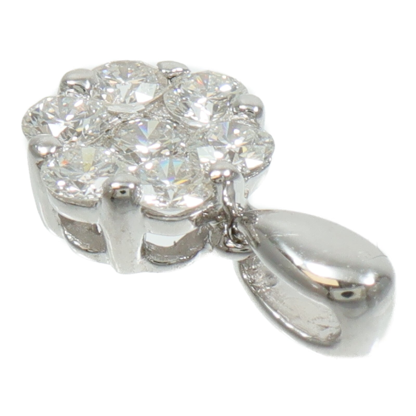 JEWELRY 18K白金Diamond Pendant鑽石吊墜