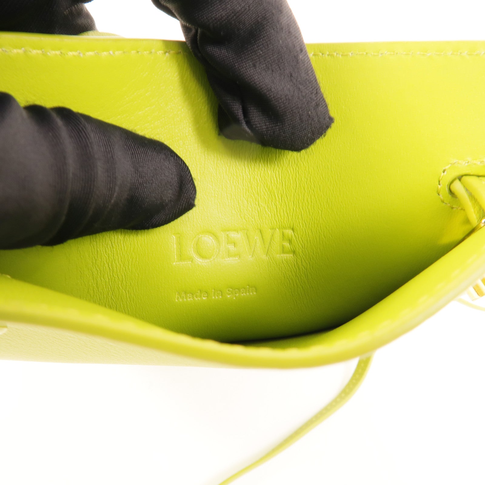 LOEWE 牛皮皮革Dice Pocket肩背袋
