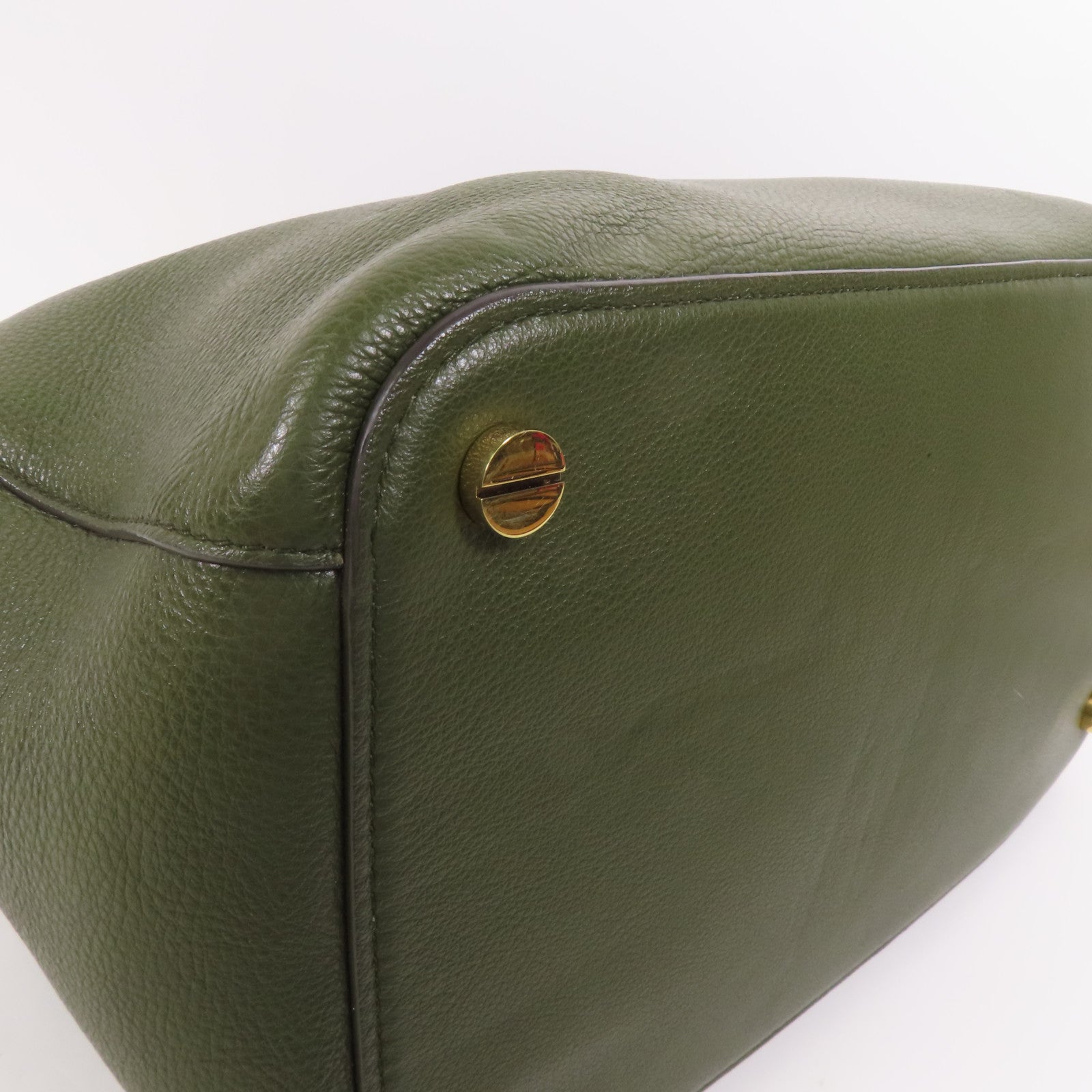 BALLY 牛皮皮革2 Way Shoulder金扣手挽肩背兩用袋
