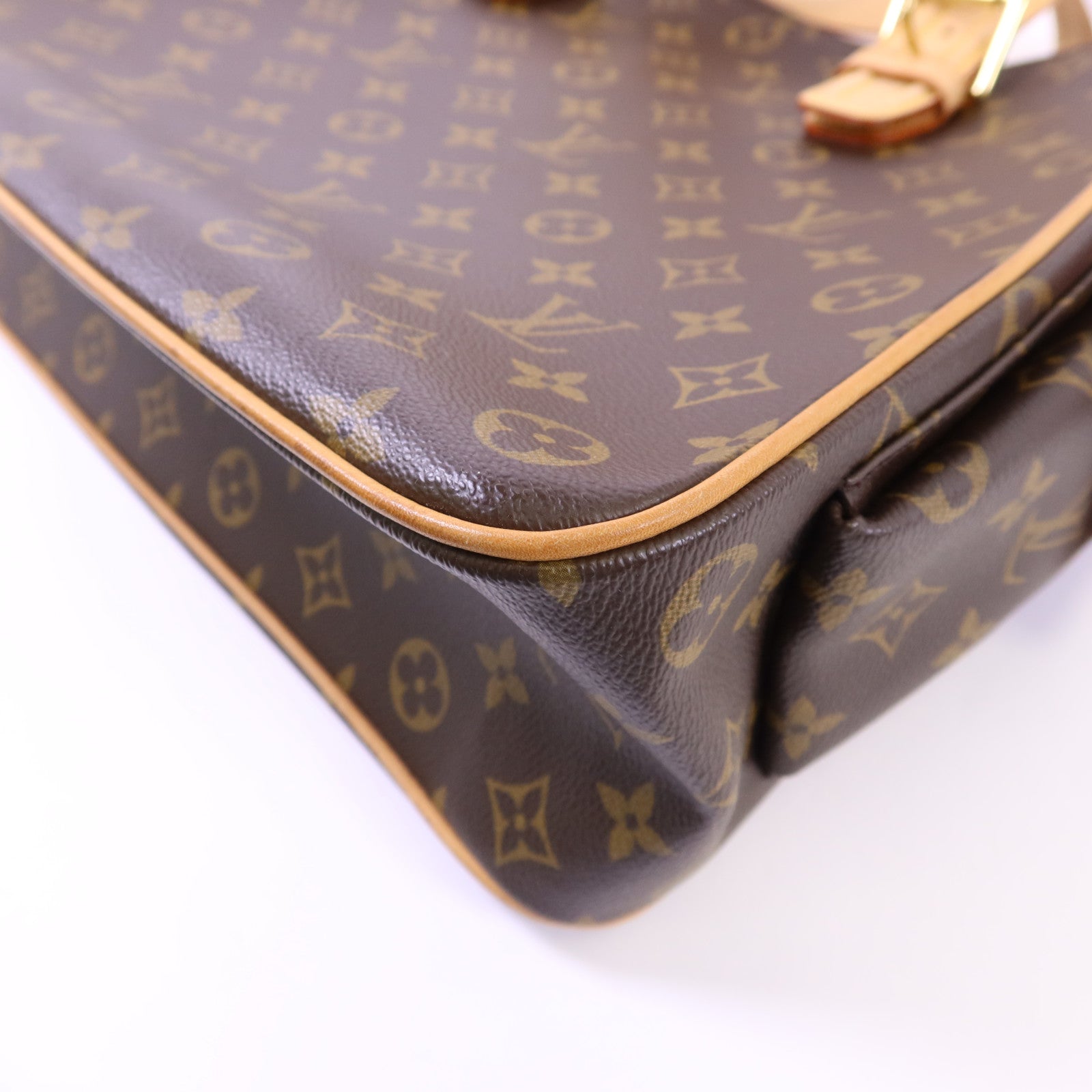 LOUIS VUITTON Monogram Multipli Cite金扣肩背袋