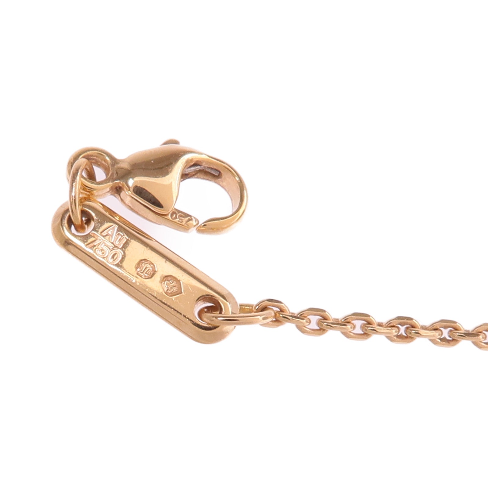 Chopard 18K玫瑰金Happy Diamonds Necklace鑽石項鍊