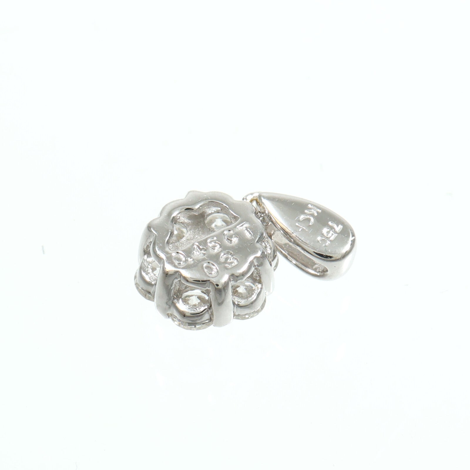 JEWELRY 18K白金Diamond Pendant鑽石吊墜