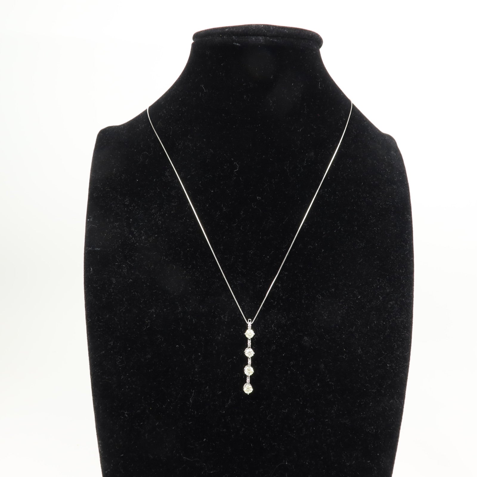 JEWELRY 【激減優惠】18K白金Pink Diamond Necklace鑽石項鍊
