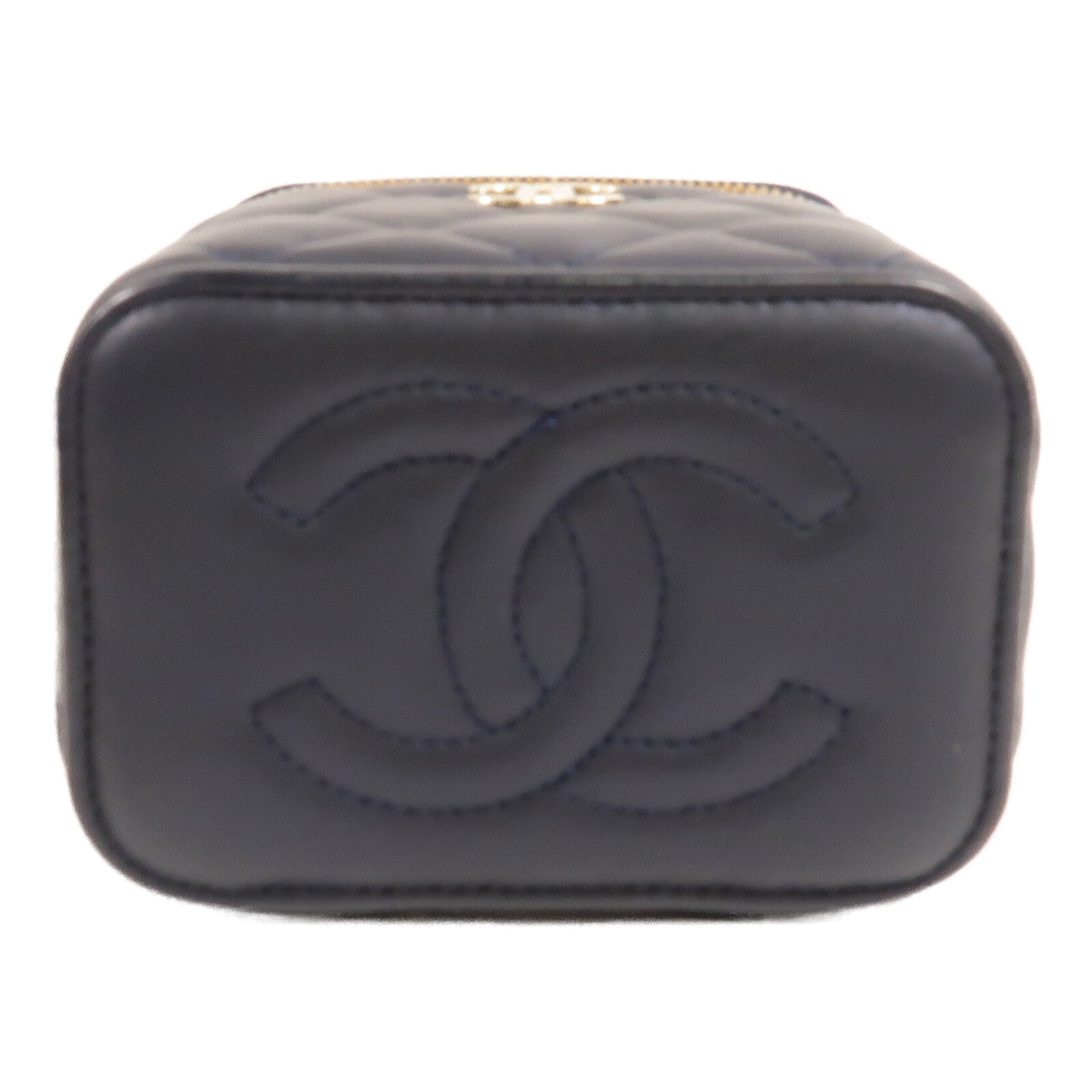 CHANEL 羊皮皮革Vanity Case With Top Handle手挽肩背兩用袋