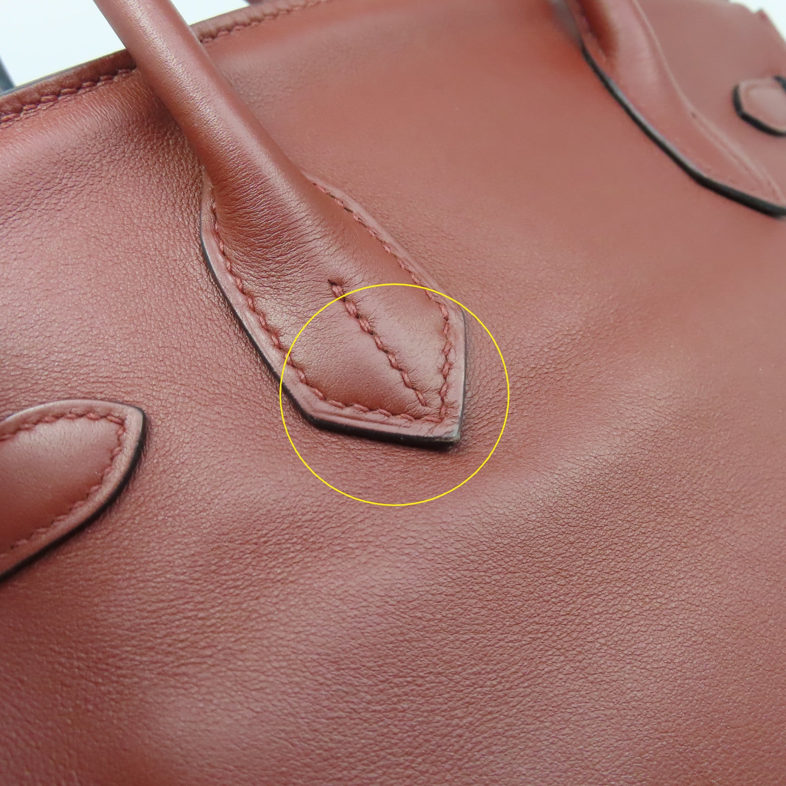 HERMES Swift皮革Birkin 30銀扣手挽袋Rouge H愛馬仕紅色