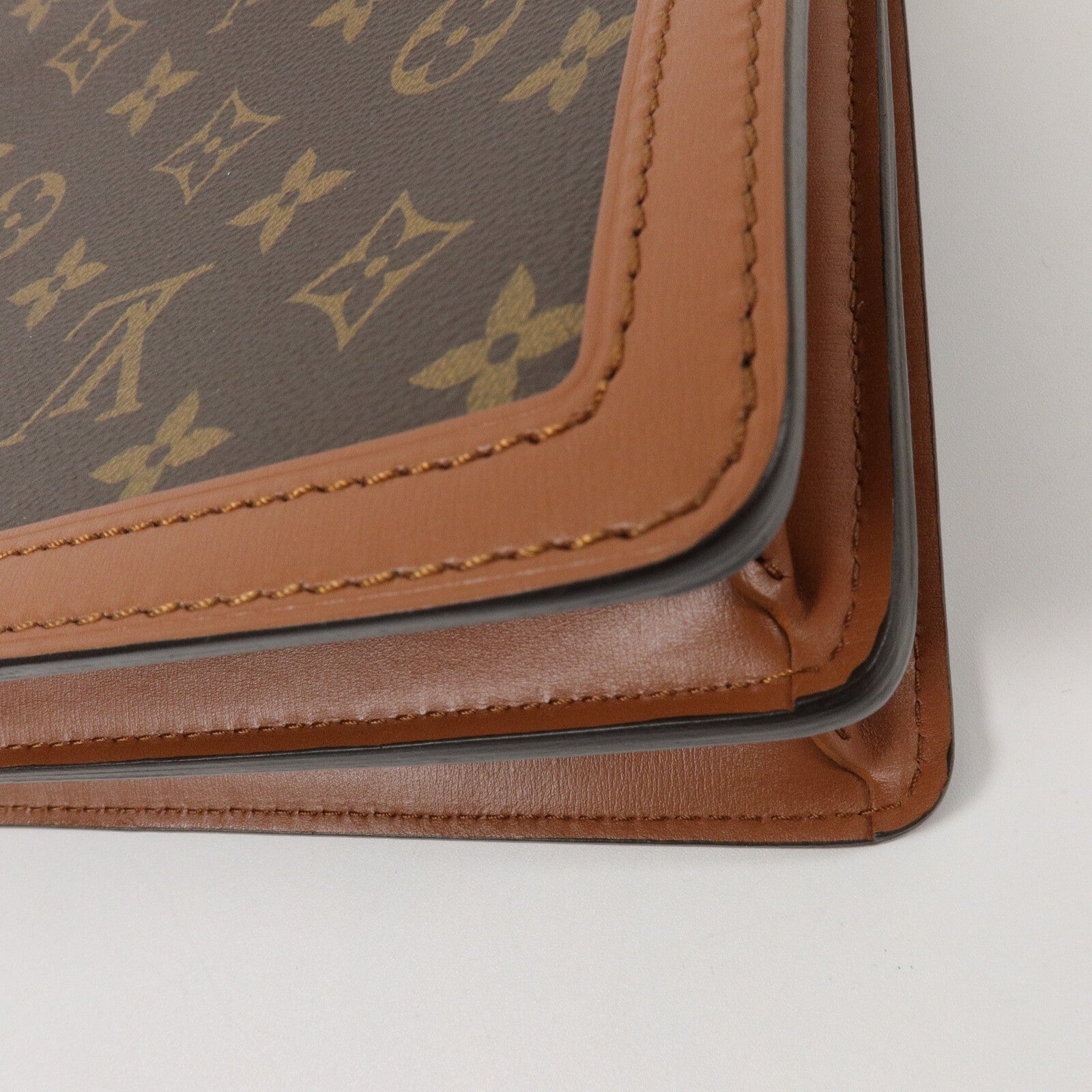 LOUIS VUITTON Monogram/Monogram Reverse Dauphine MM手挽肩背兩用袋