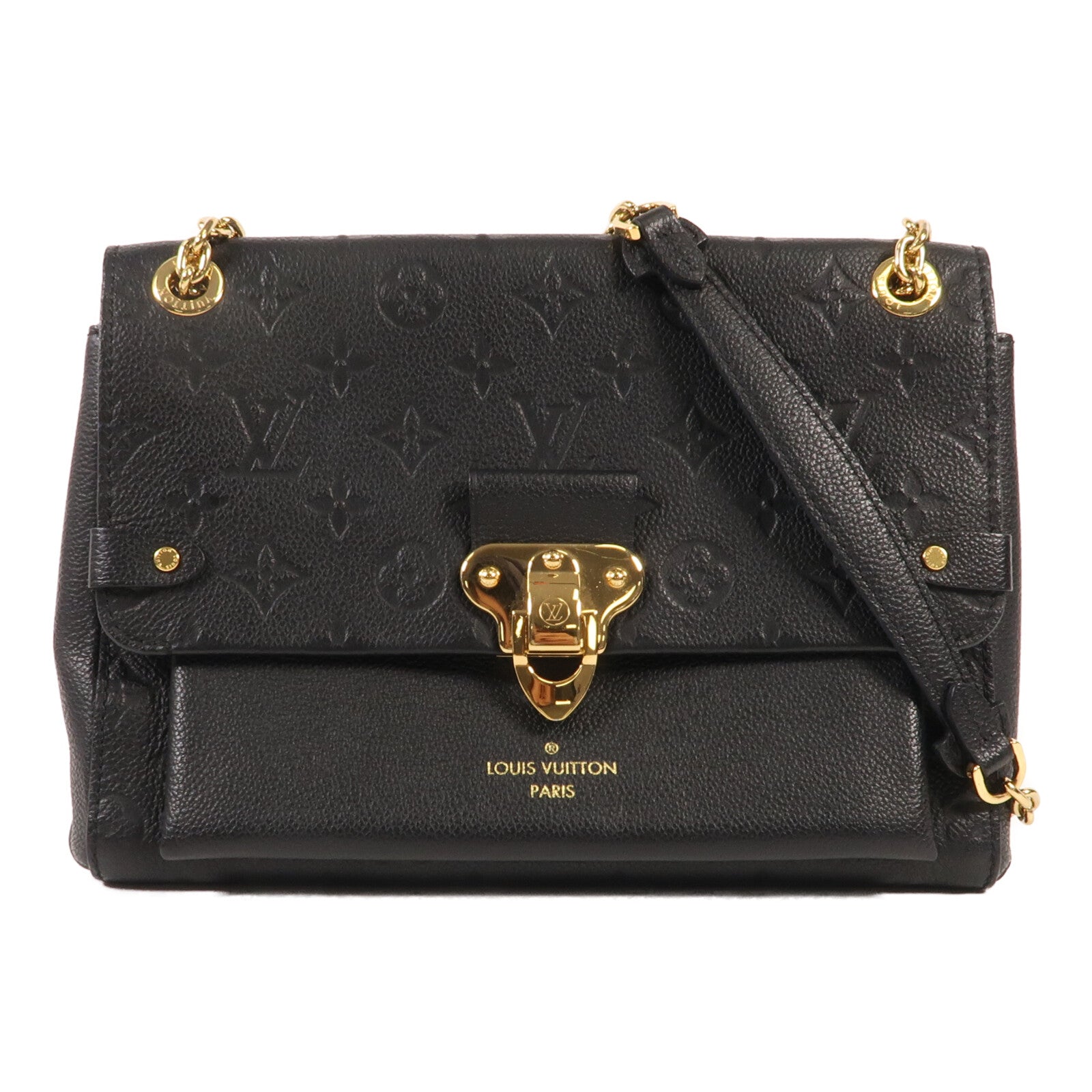 LOUIS VUITTON Monogram Empreinte Vavin PM金扣肩背袋