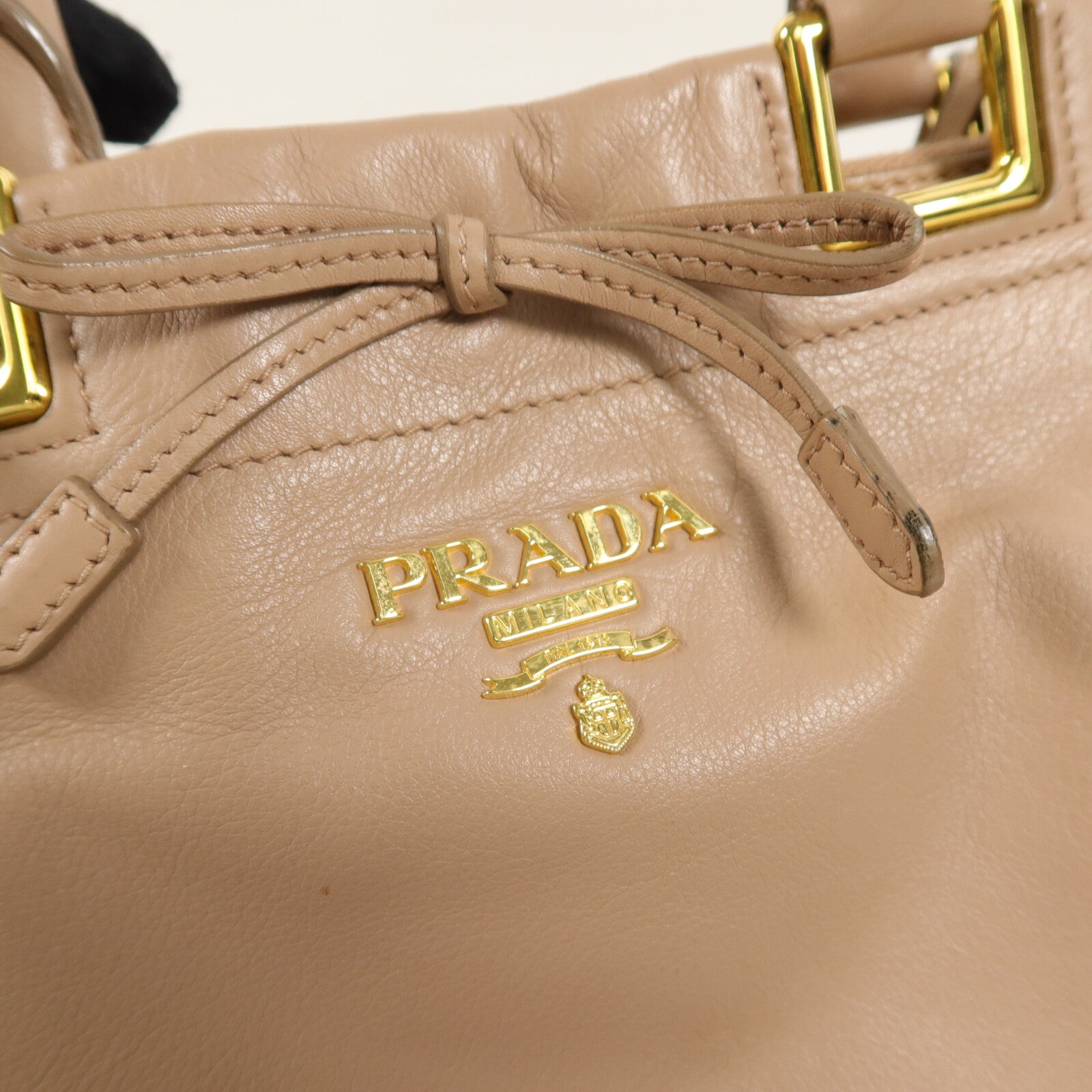 PRADA 牛皮皮革2 Way Shoulder手挽肩背兩用袋