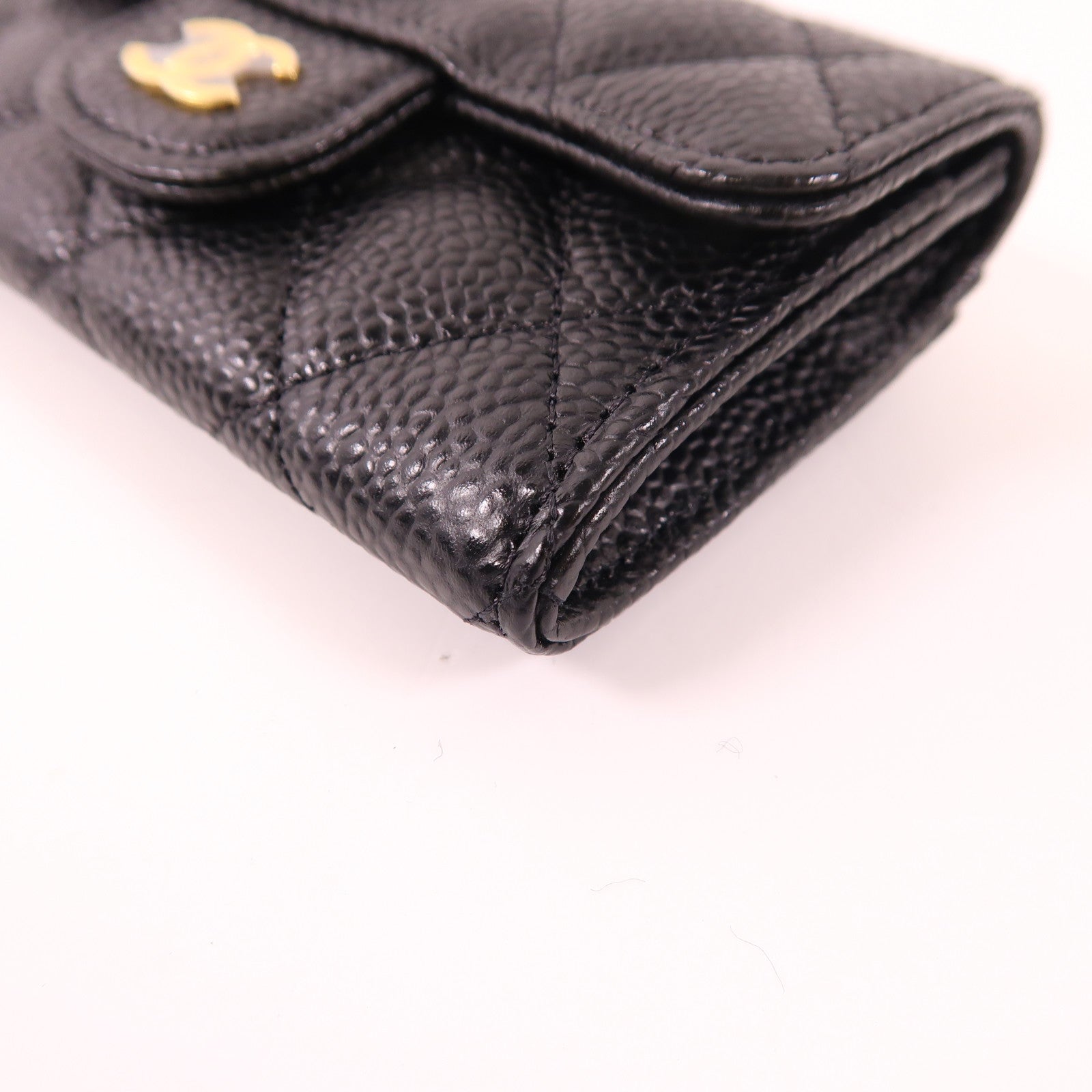 CHANEL 牛皮皮革Card Case金扣卡片套