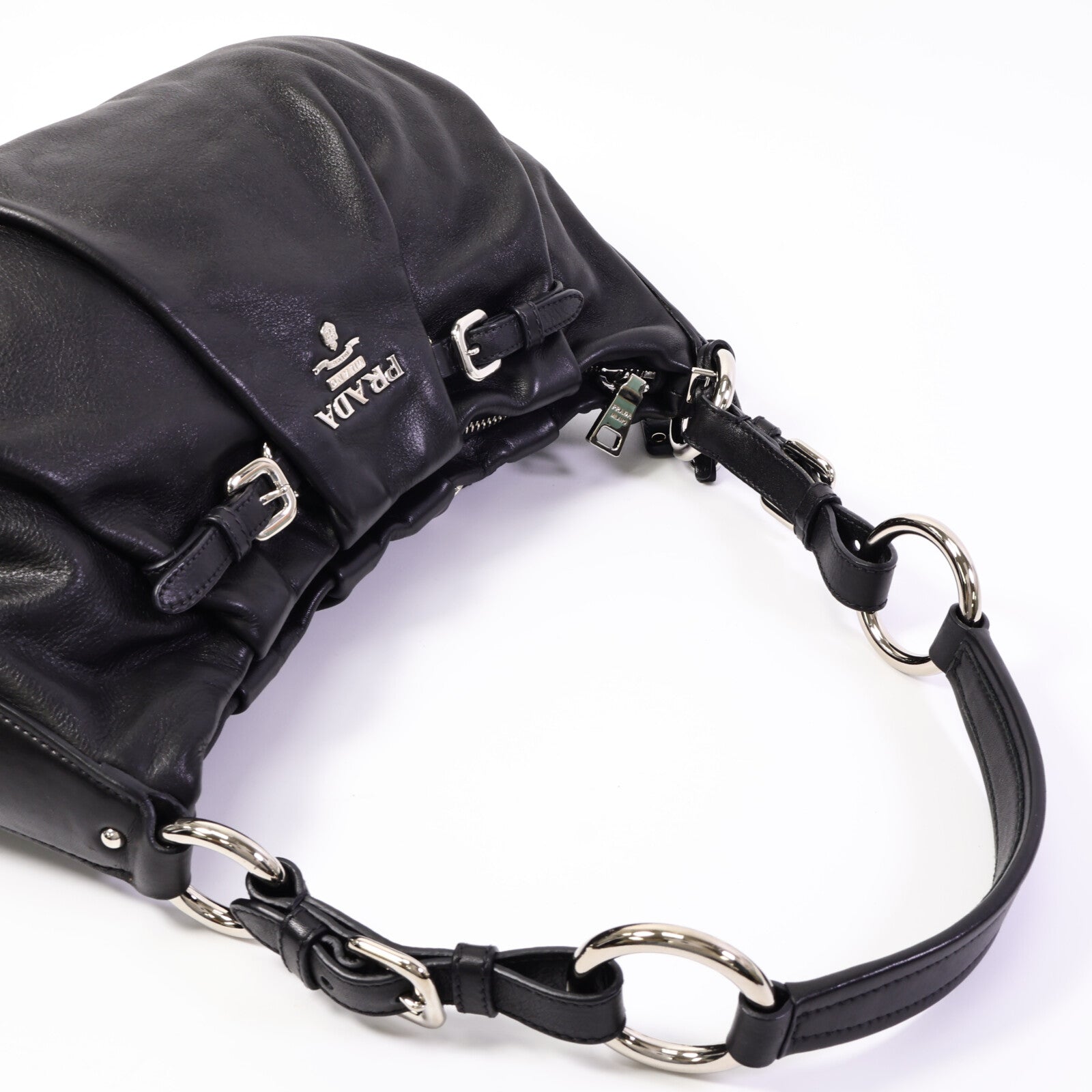 PRADA 牛皮皮革Shoulder Bag肩背袋