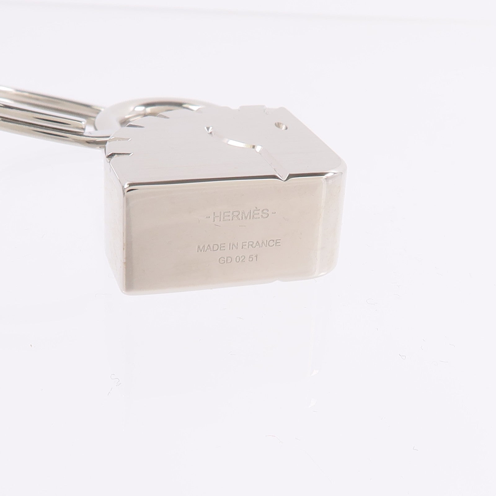 HERMES 不鏽鋼Cadenas Horse Lock Key Ring/Bag Charm掛飾