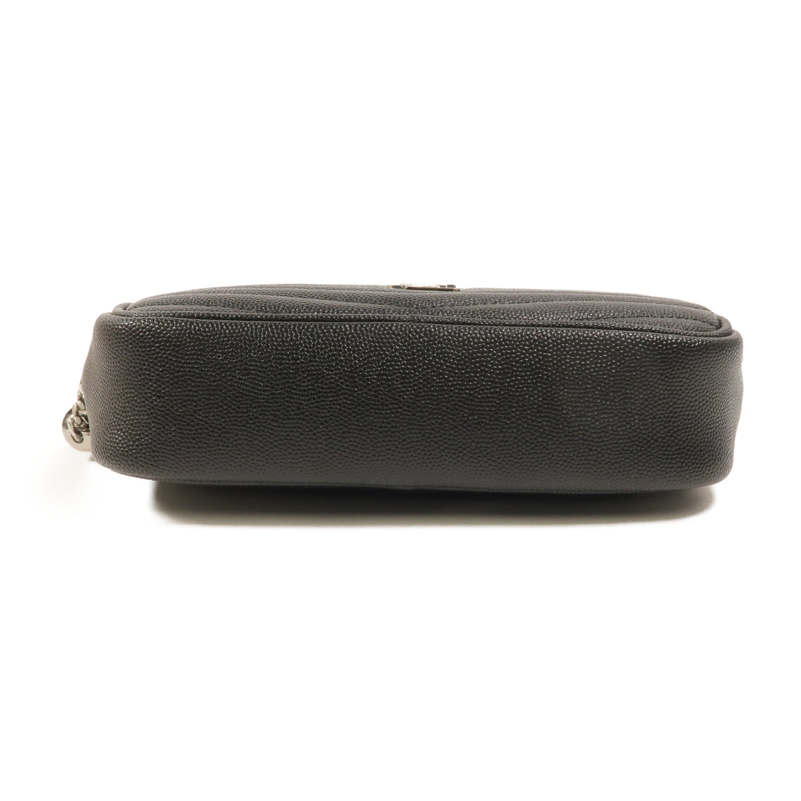 SAINT LAURENT 牛皮皮革Lou Mini鏈帶肩背袋