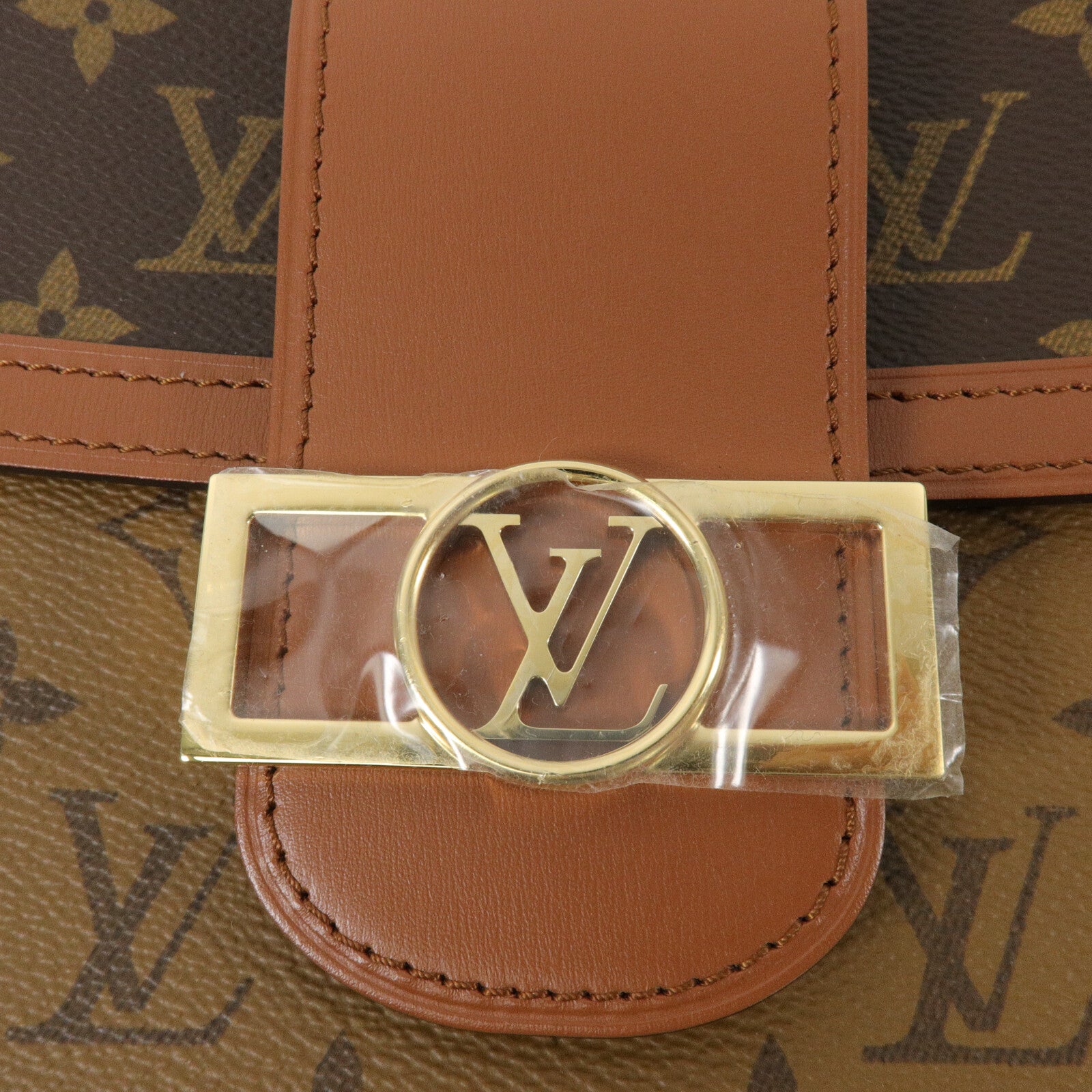 LOUIS VUITTON Monogram/Monogram Reverse Dauphine MM手挽肩背兩用袋