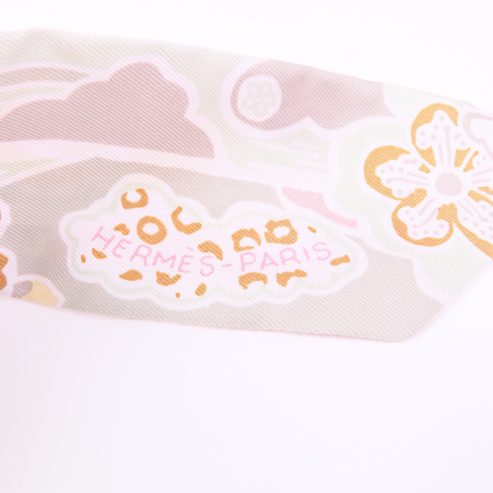 HERMES 絲質Twilly絲巾