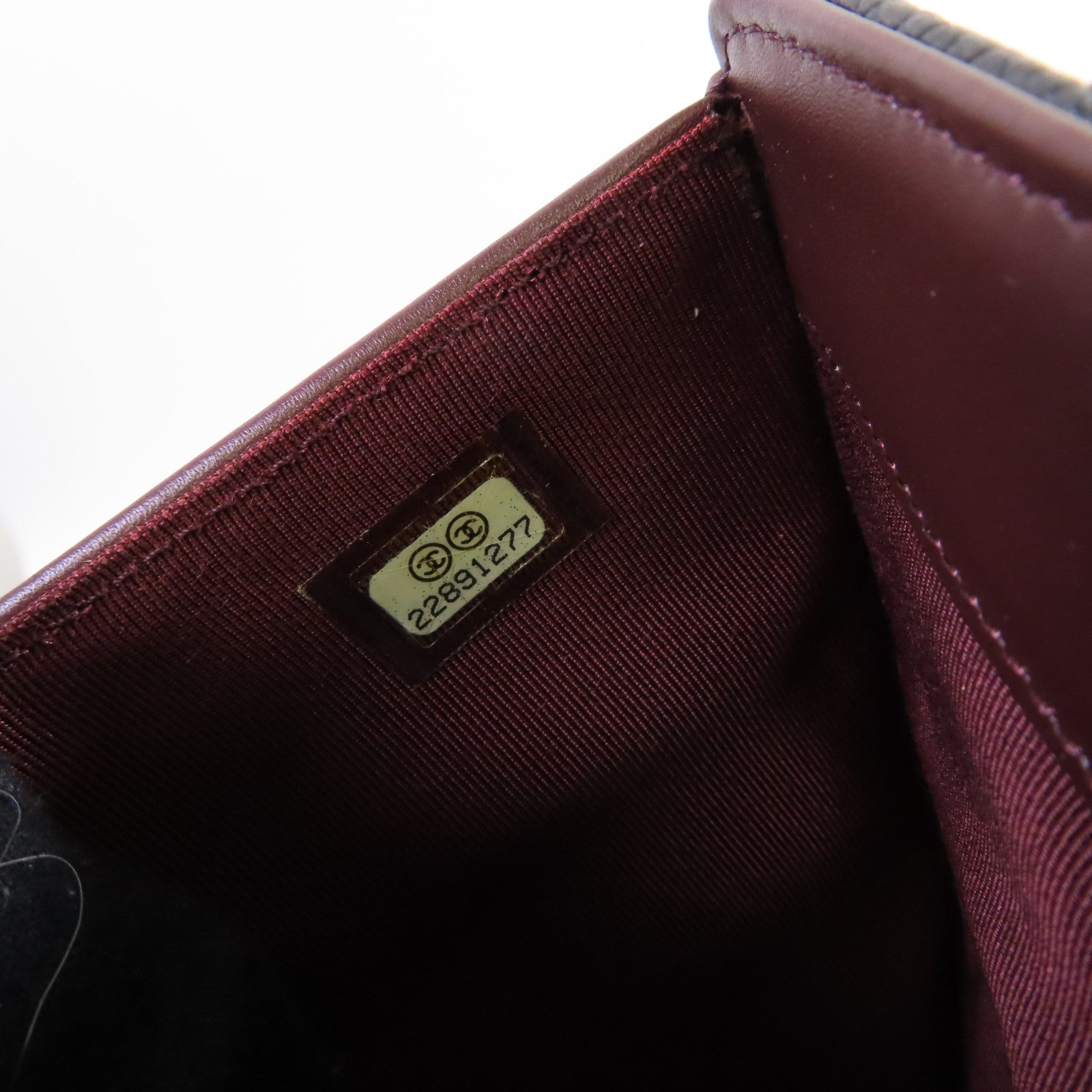 CHANEL 菱格Caviar皮革Long Wallet金扣長錢包黑色