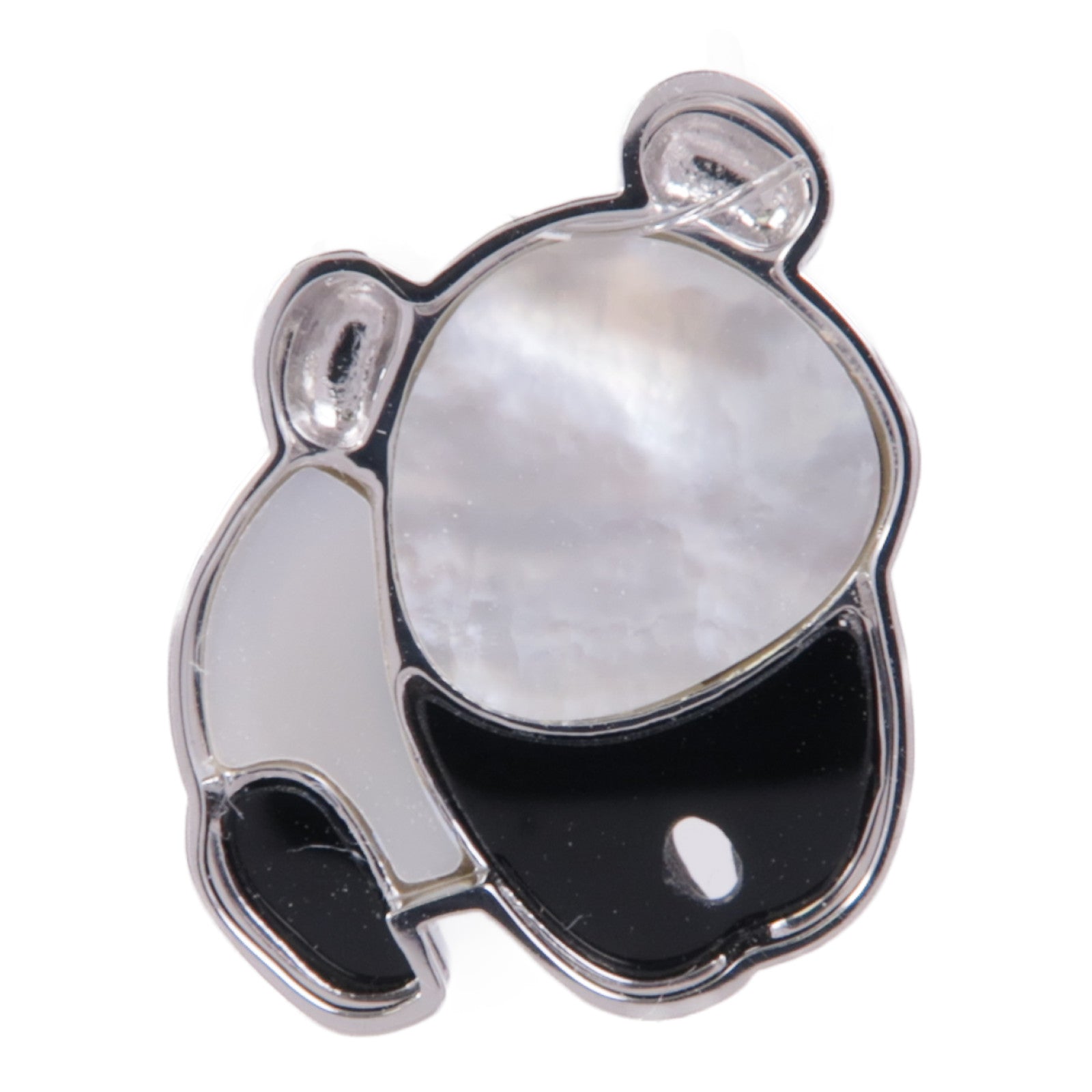JEWELRY 18K白金/珍珠母貝Diamond Pendant Top鑽石吊墜