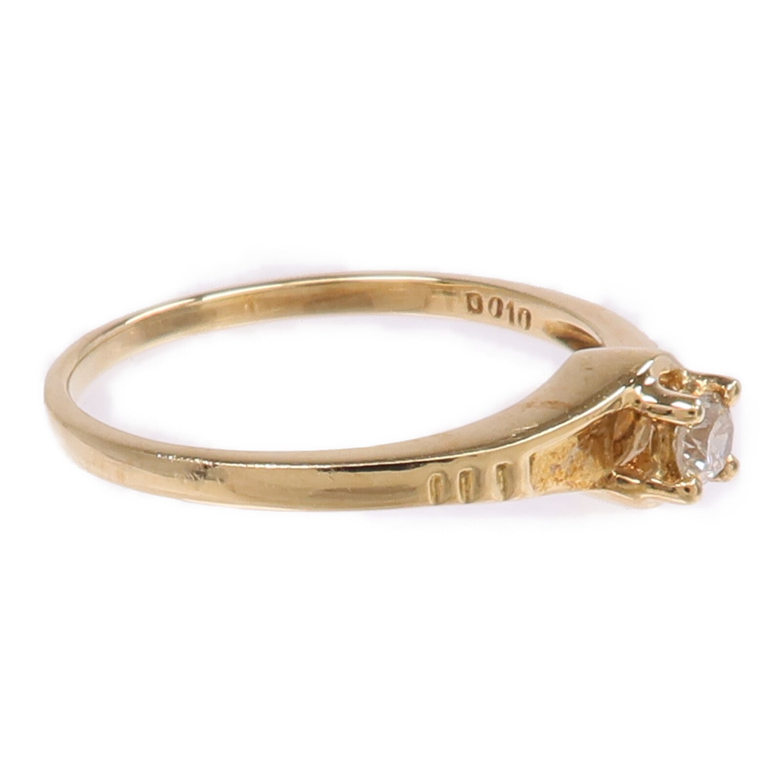JEWELRY 【激減優惠】18K黃金Diamond Ring鑽石戒指US#6