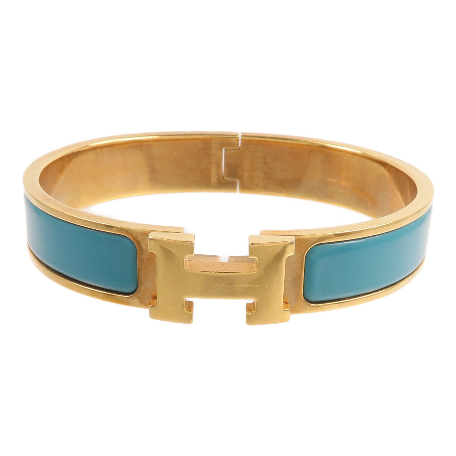 HERMES 金屬/琺瑯Clic H Bracelet手鐲
