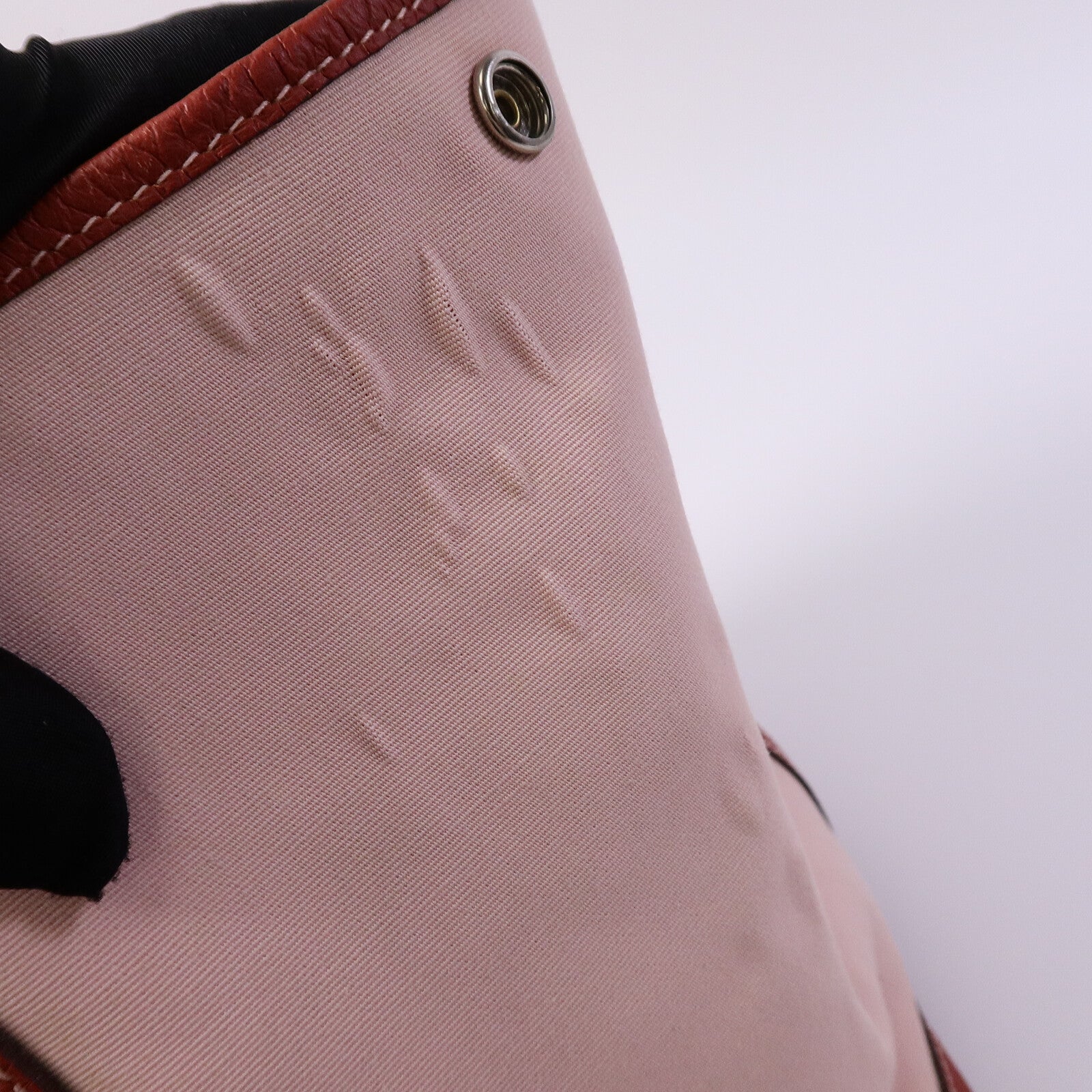 HERMES Canvas Garden Party PM手挽袋Rose Sakura/Rouge Du