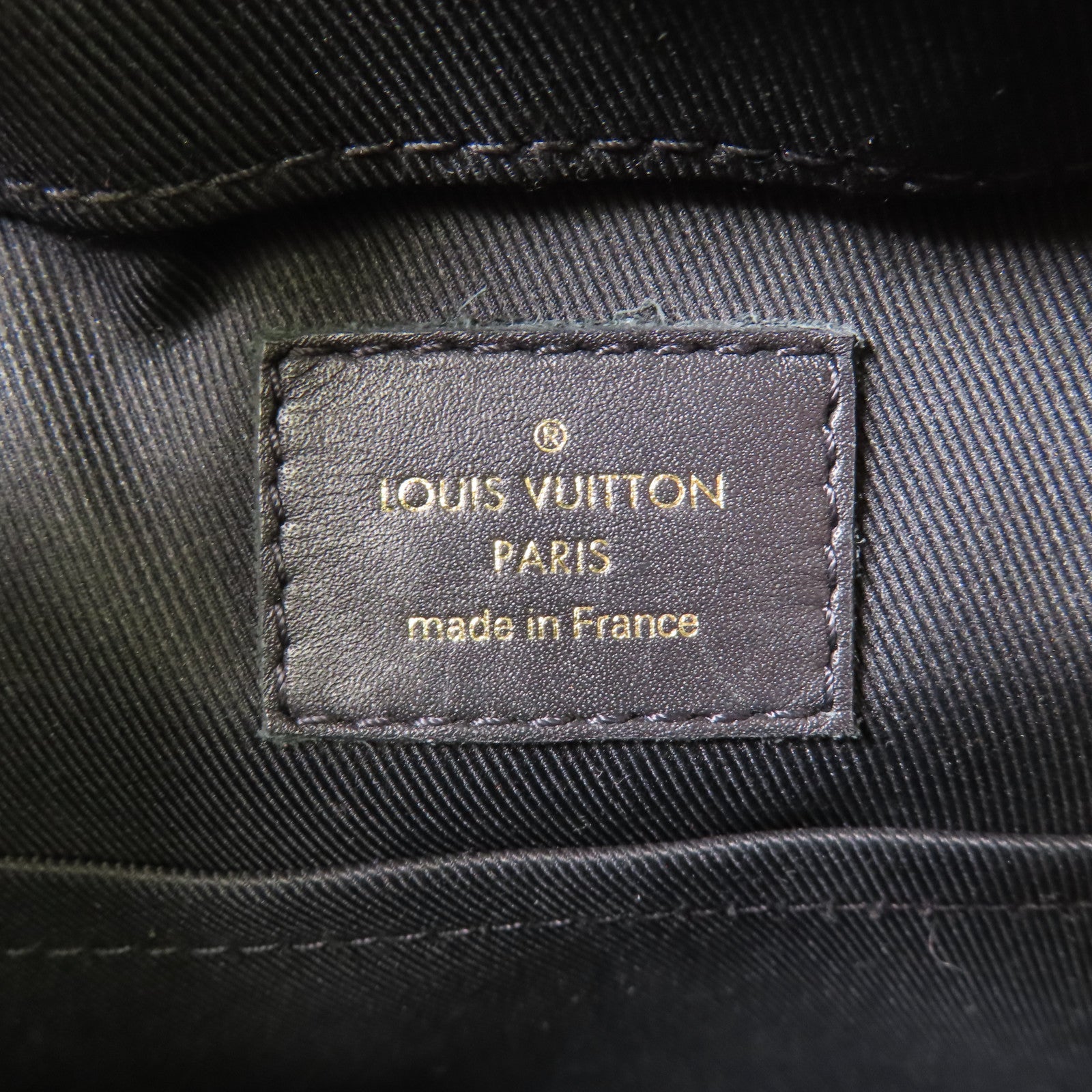 LOUIS VUITTON LV GHW Saintonge Shoulder Bag M43555 Monogram Brown/Black