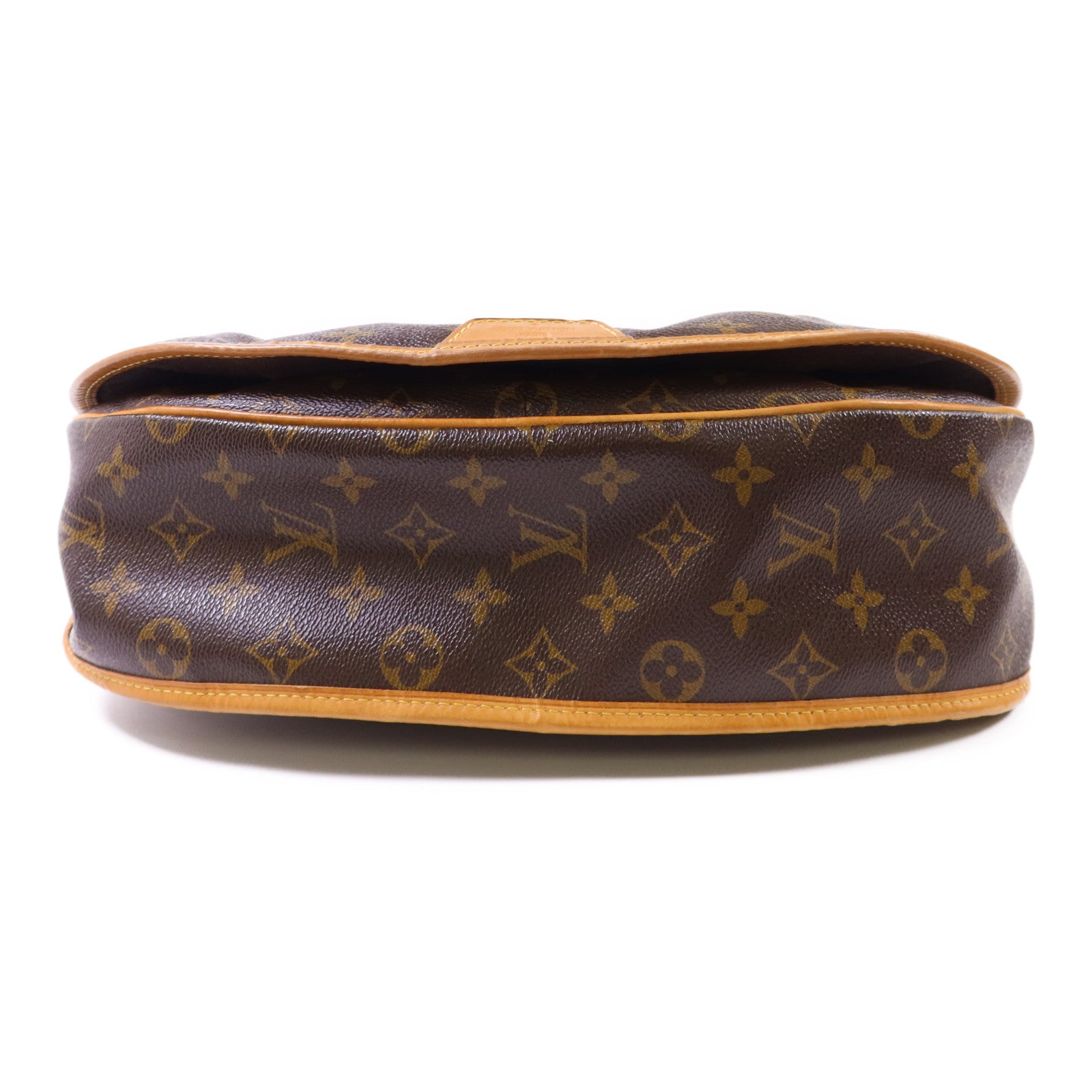 LOUIS VUITTON Monogram Menilmontant MM金扣肩背袋棕色