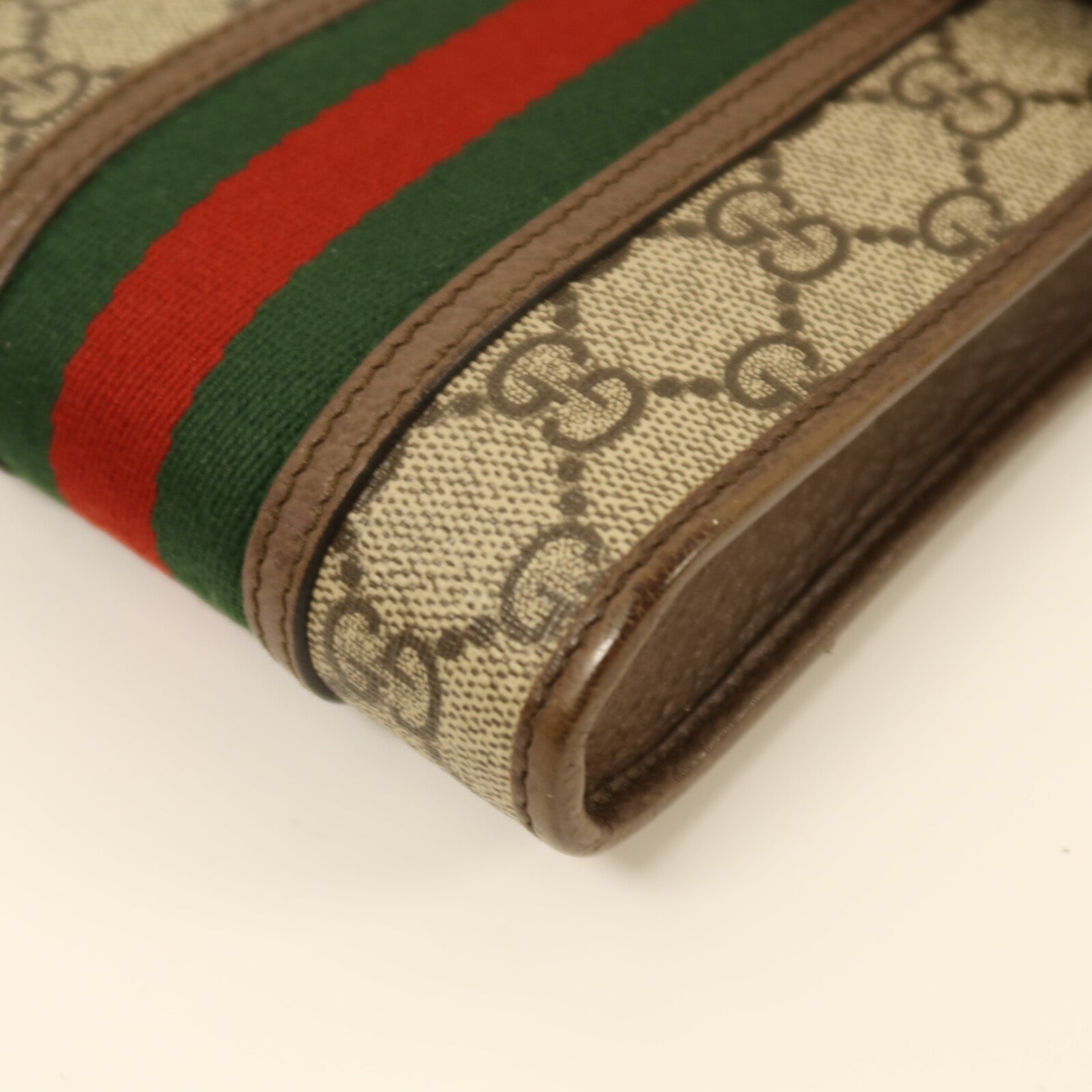 GUCCI 塗層帆布Ophidia金扣肩背袋
