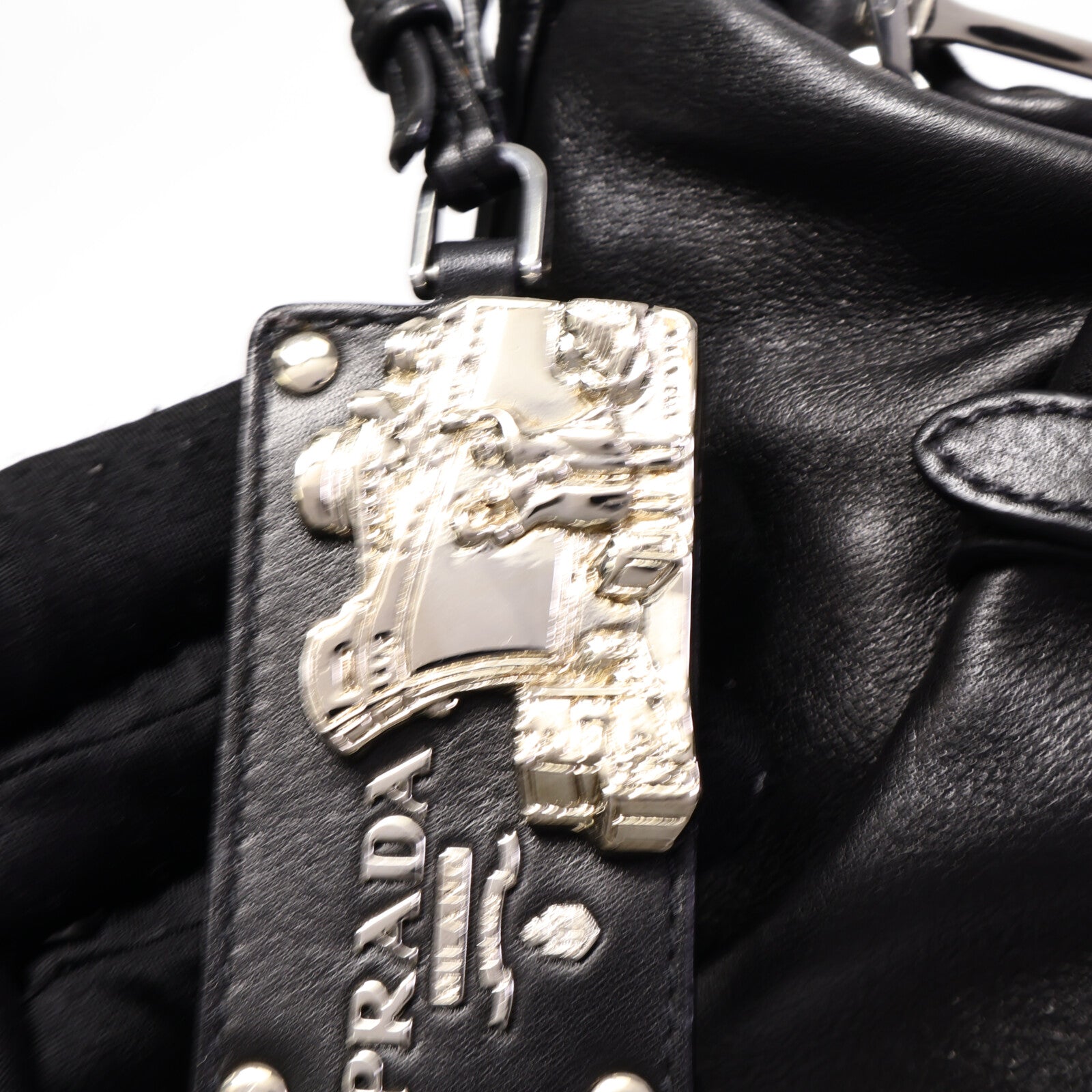 PRADA 牛皮皮革Shoulder Bag肩背袋
