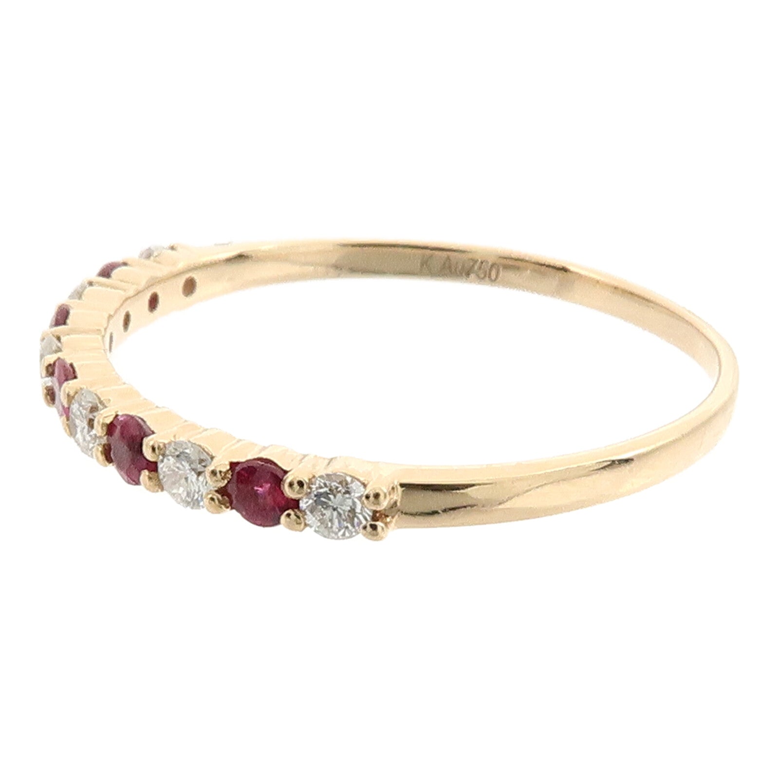 JEWELRY 18K玫瑰金Ruby Diamond Ring紅寶石鑽石戒指