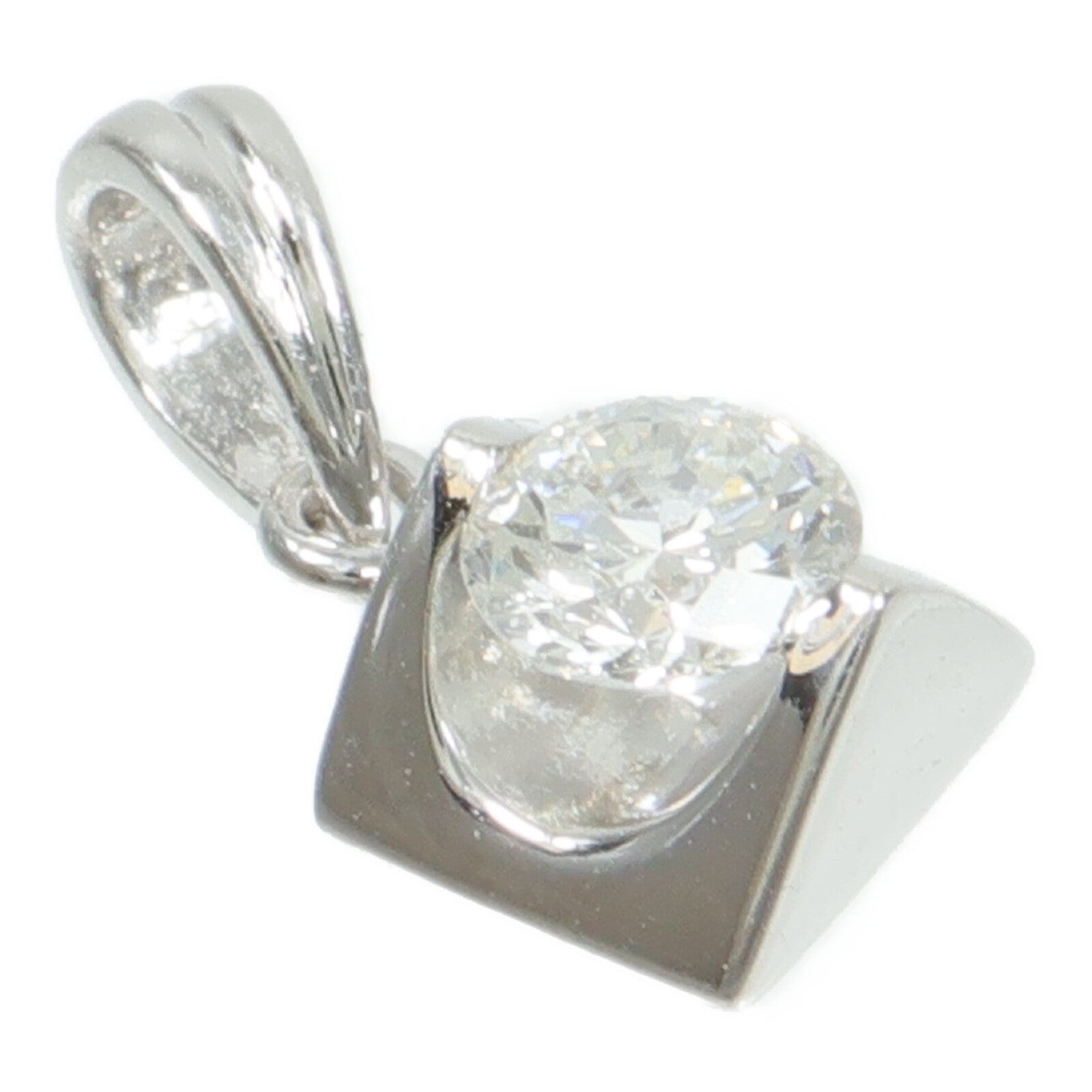 JEWELRY 18K白金Diamond Pendant鑽石吊墜