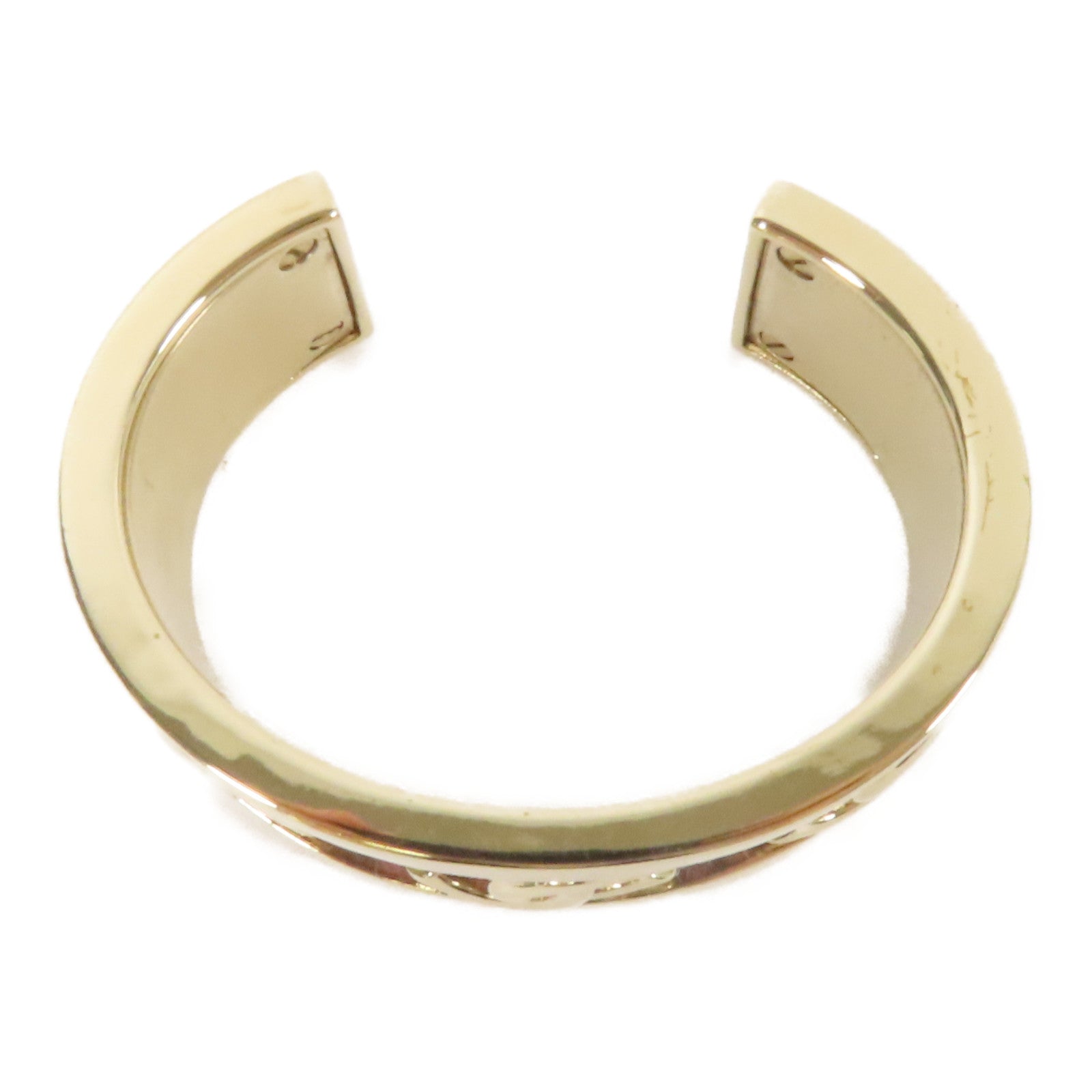 CHANEL 金屬/Tweed CoCo Mark Bangle手鐲