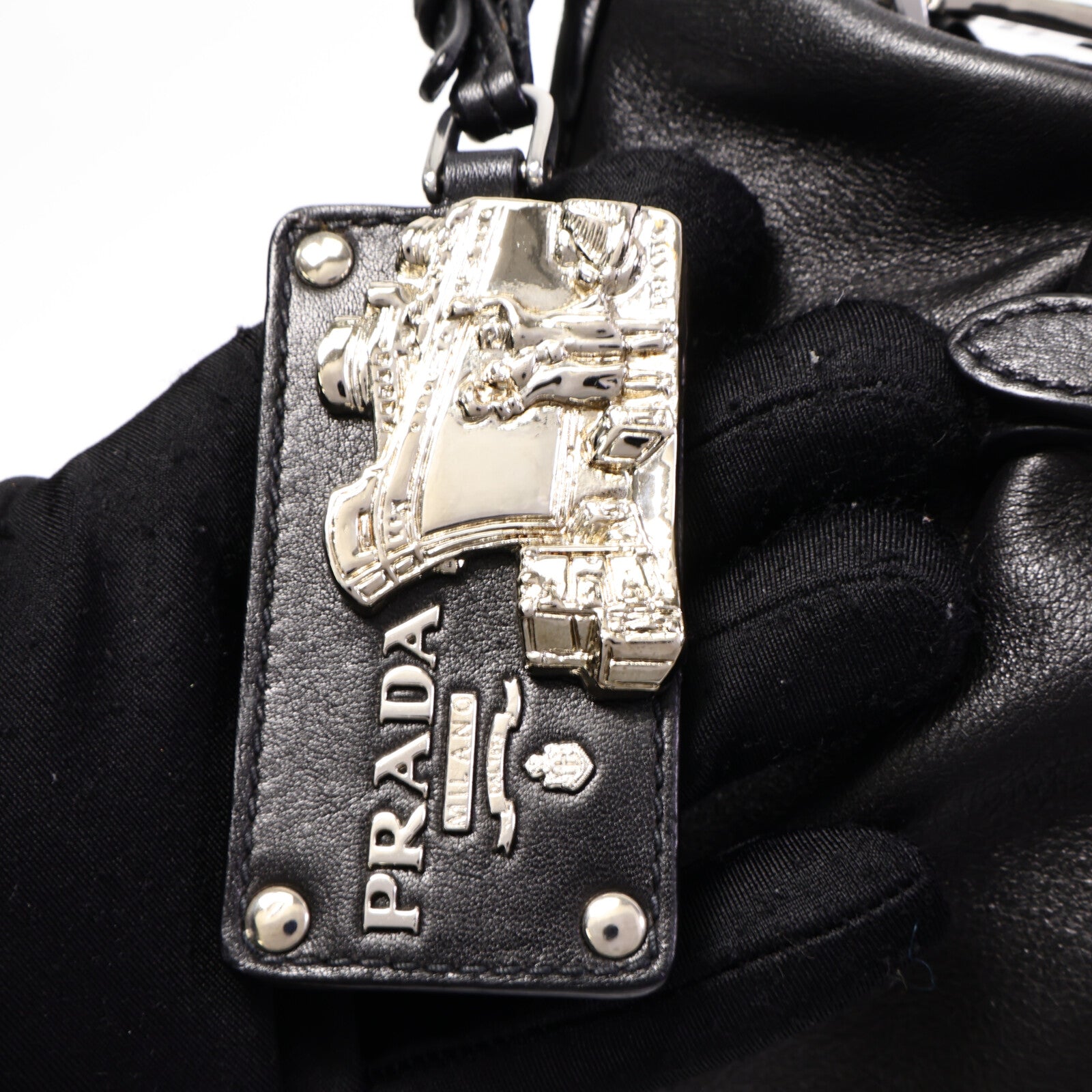 PRADA 牛皮皮革Shoulder Bag肩背袋