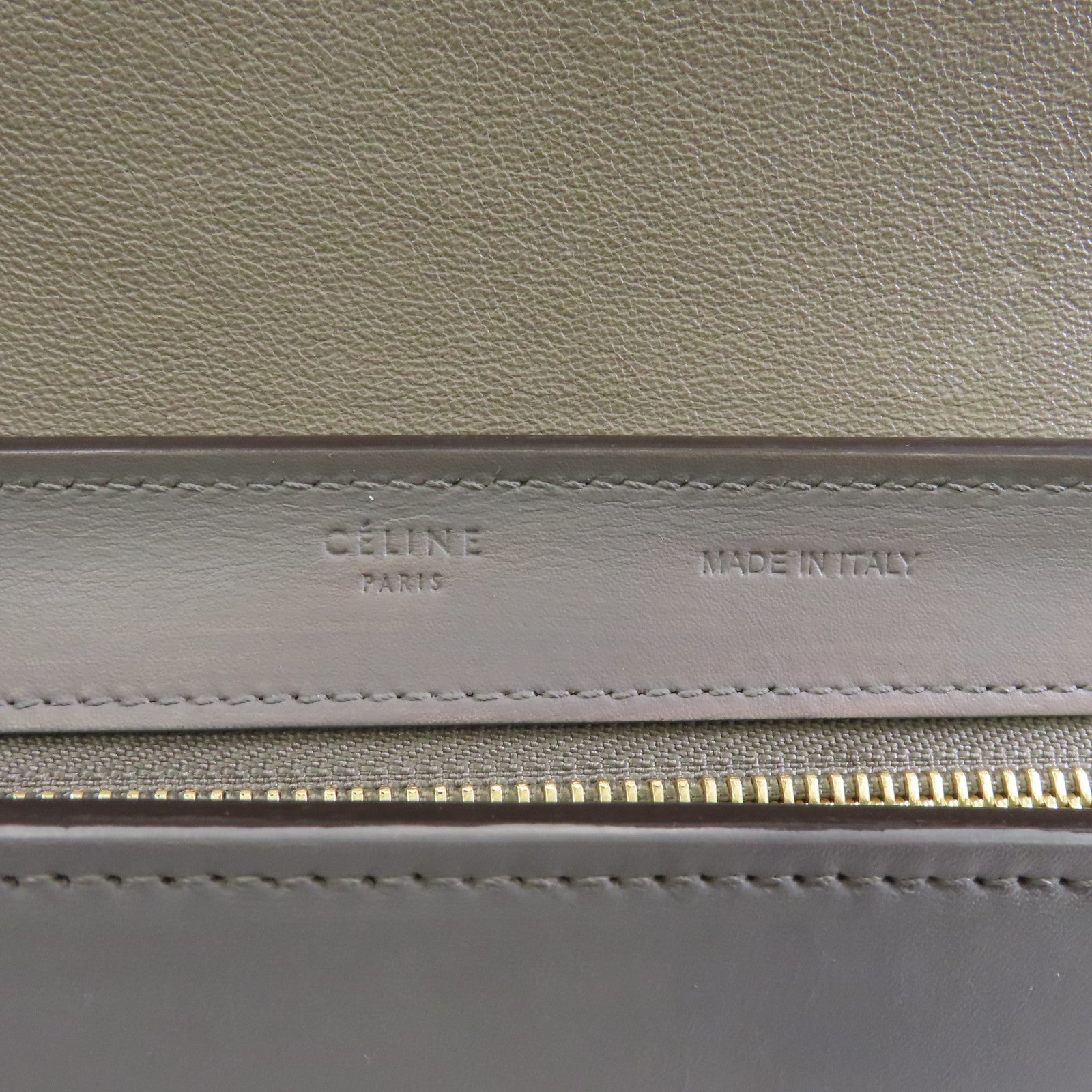 CELINE 牛皮皮革Trapeze金扣手挽肩背兩用袋藍色/黑色/灰色