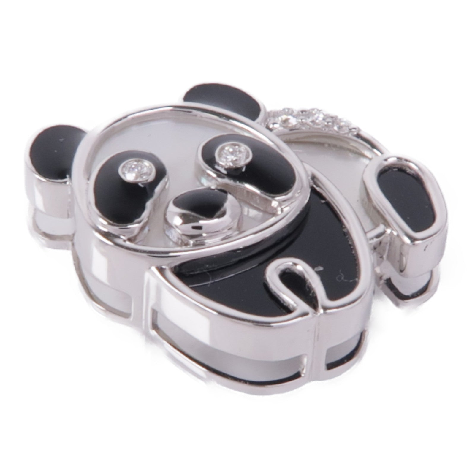 JEWELRY 18K白金/珍珠母貝Diamond Pendant Top鑽石吊墜