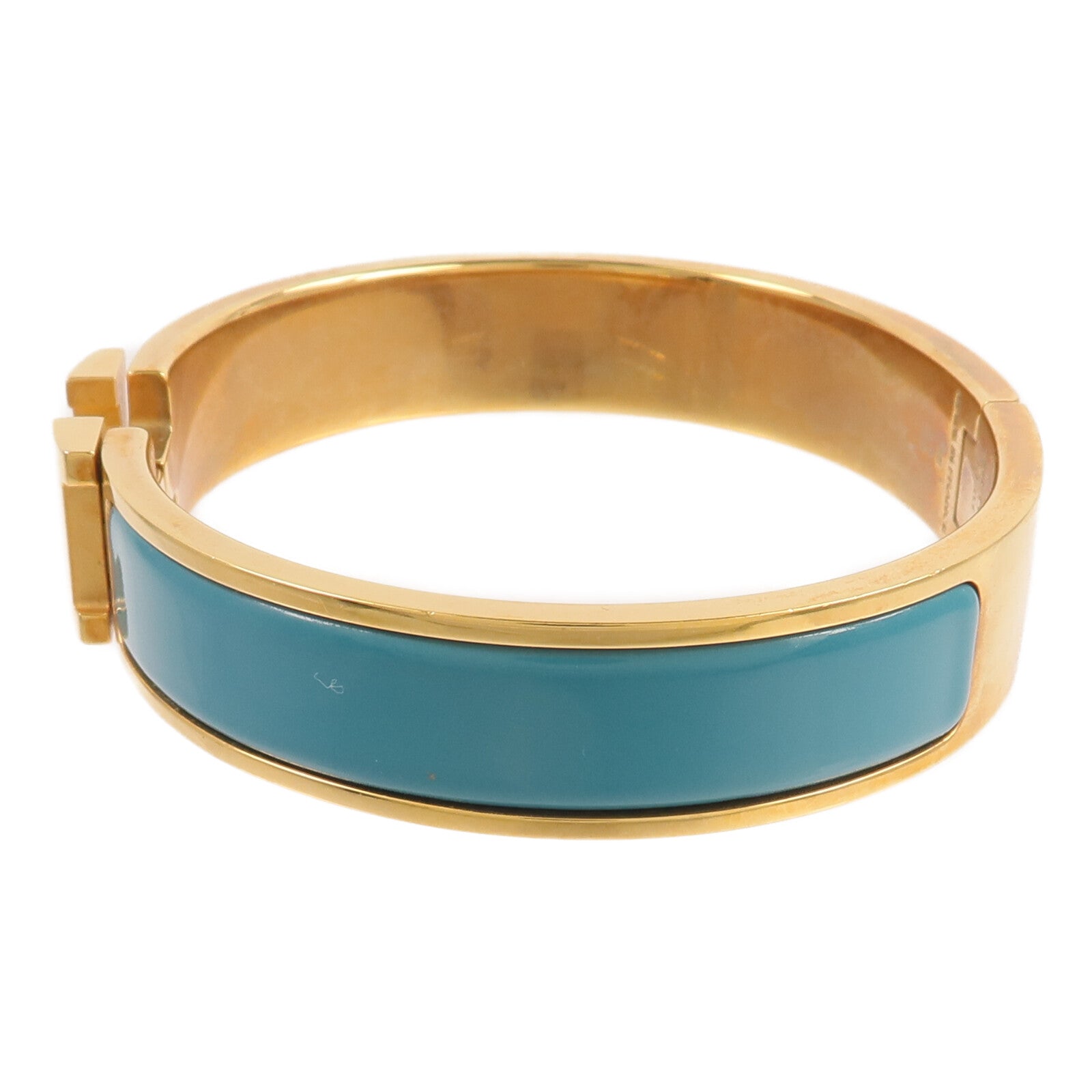 HERMES 金屬/琺瑯Clic H Bracelet手鐲