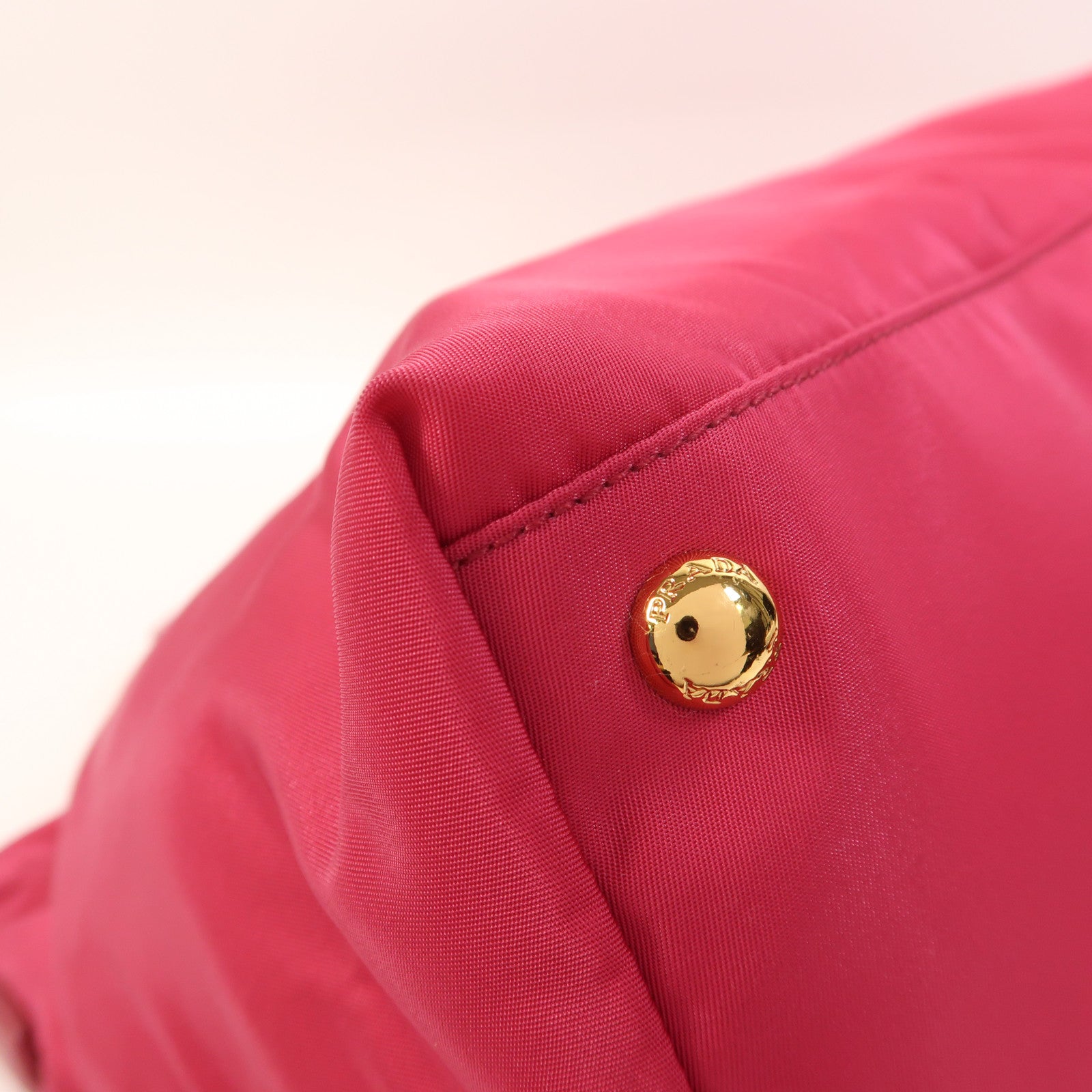 PRADA 尼龍2 Way Shoulder金扣手挽肩背兩用袋