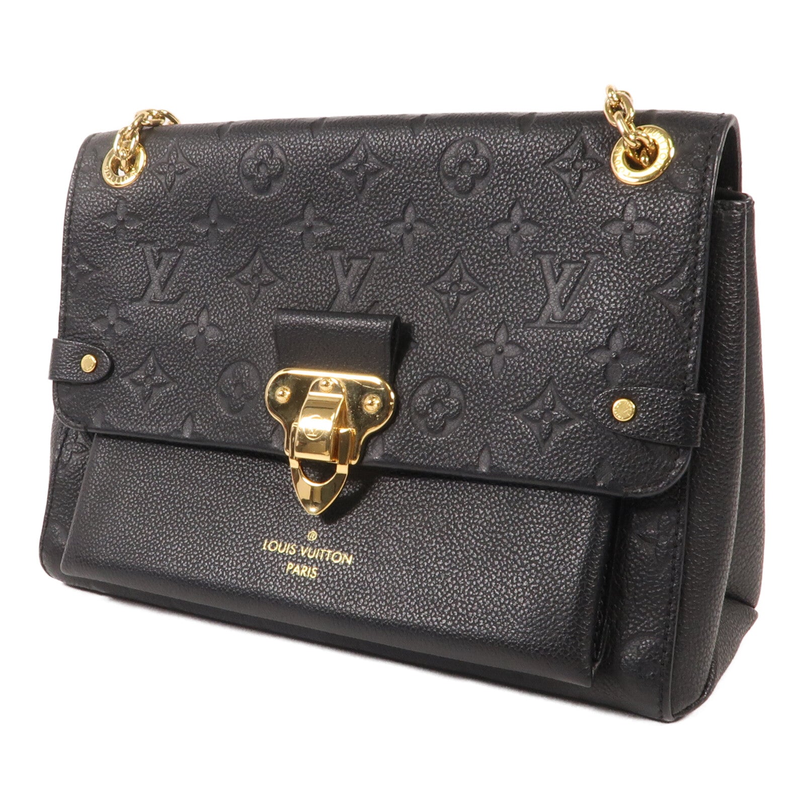 LOUIS VUITTON Monogram Empreinte Vavin PM金扣肩背袋