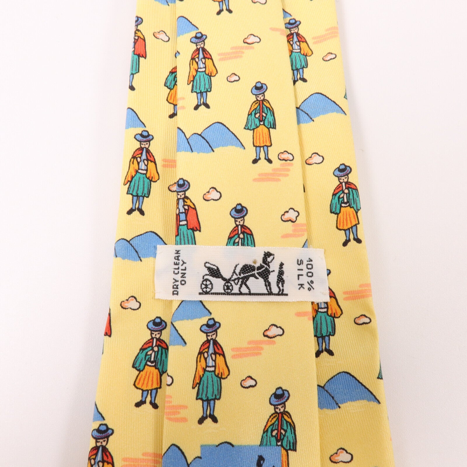 HERMES 絲質Tie領帶