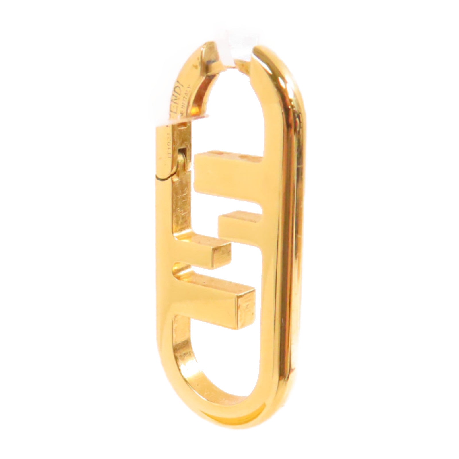 FENDI 金屬Small O'Lock Earrings金扣耳環
