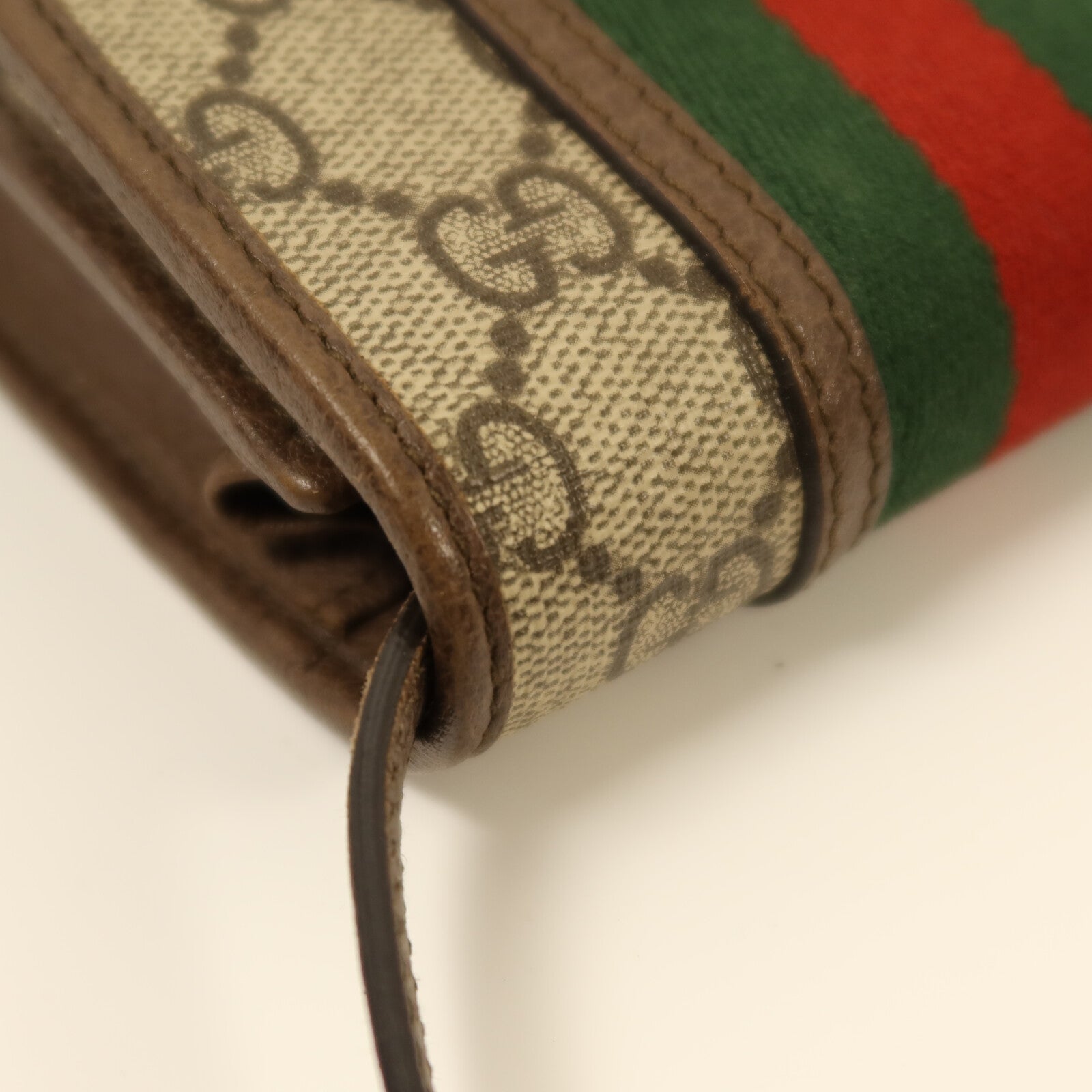 GUCCI 塗層帆布Ophidia金扣肩背袋