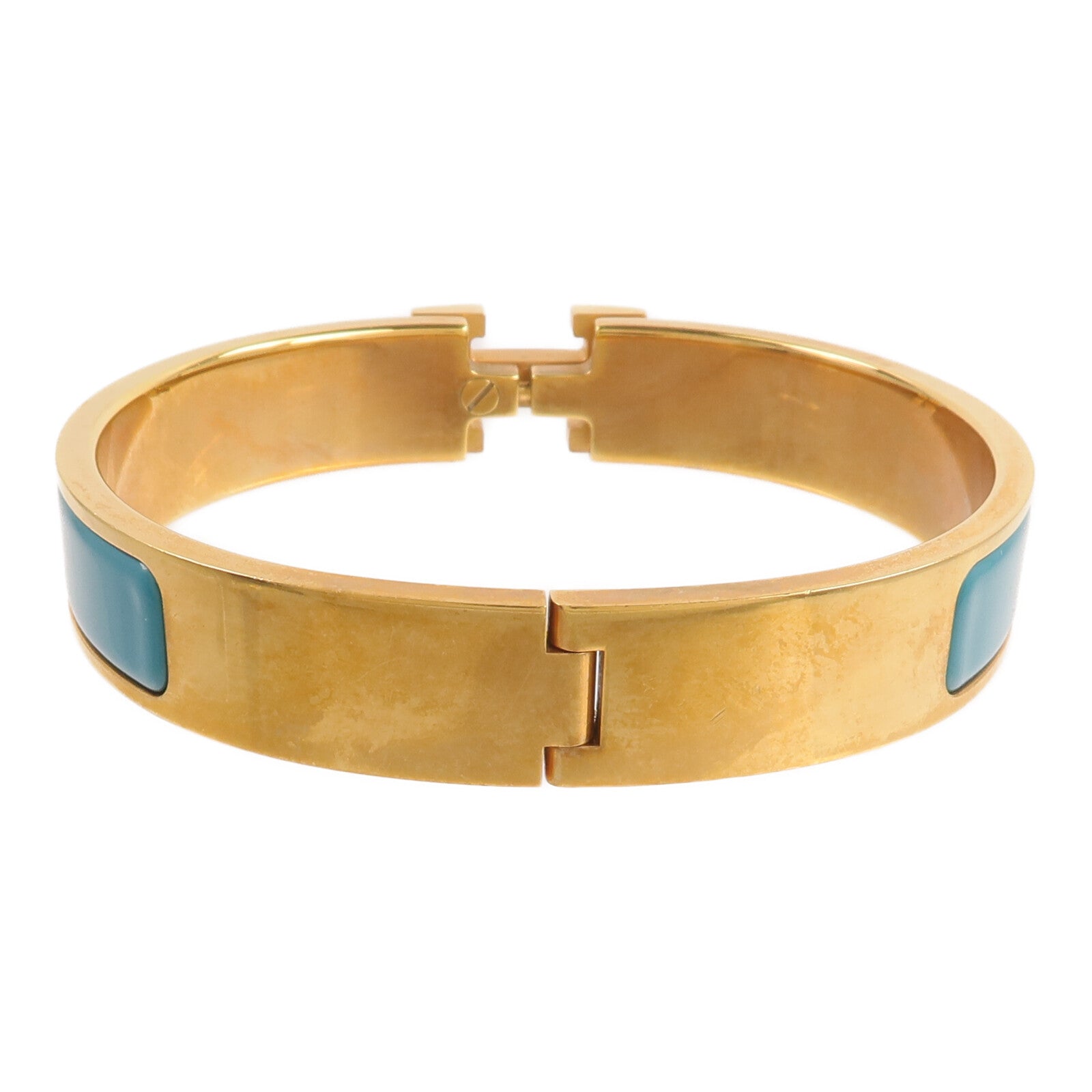 HERMES 金屬/琺瑯Clic H Bracelet手鐲