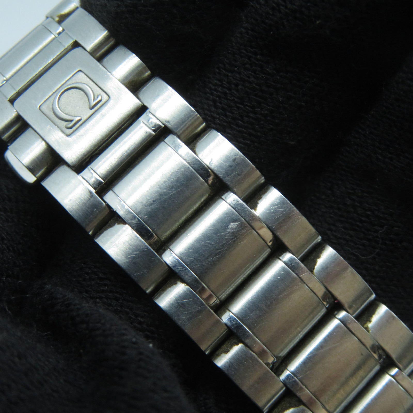 OMEGA Speedmaster不銹鋼自動機芯手錶白色