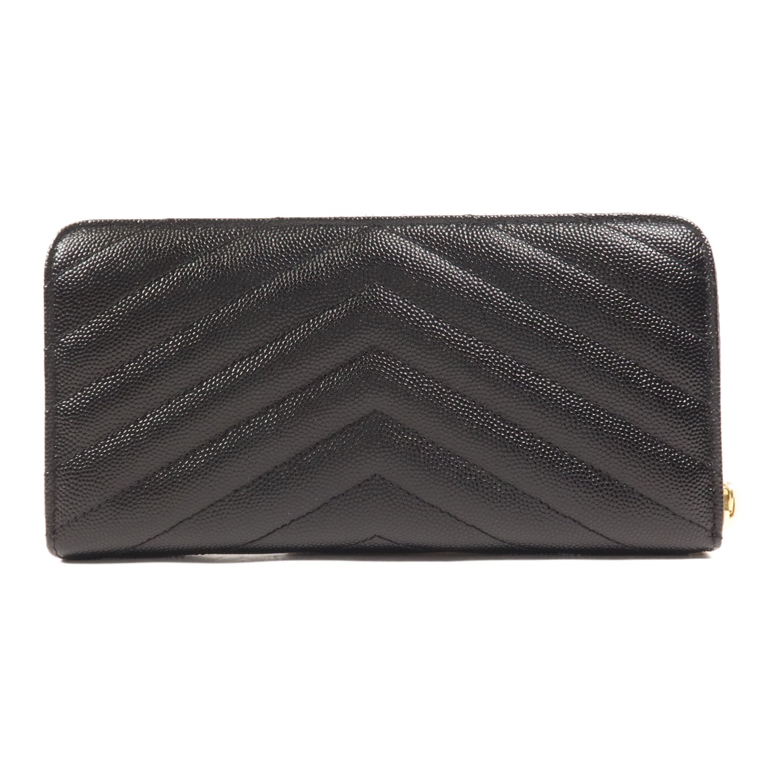 SAINT LAURENT 牛皮皮革Long Wallet金扣長錢包